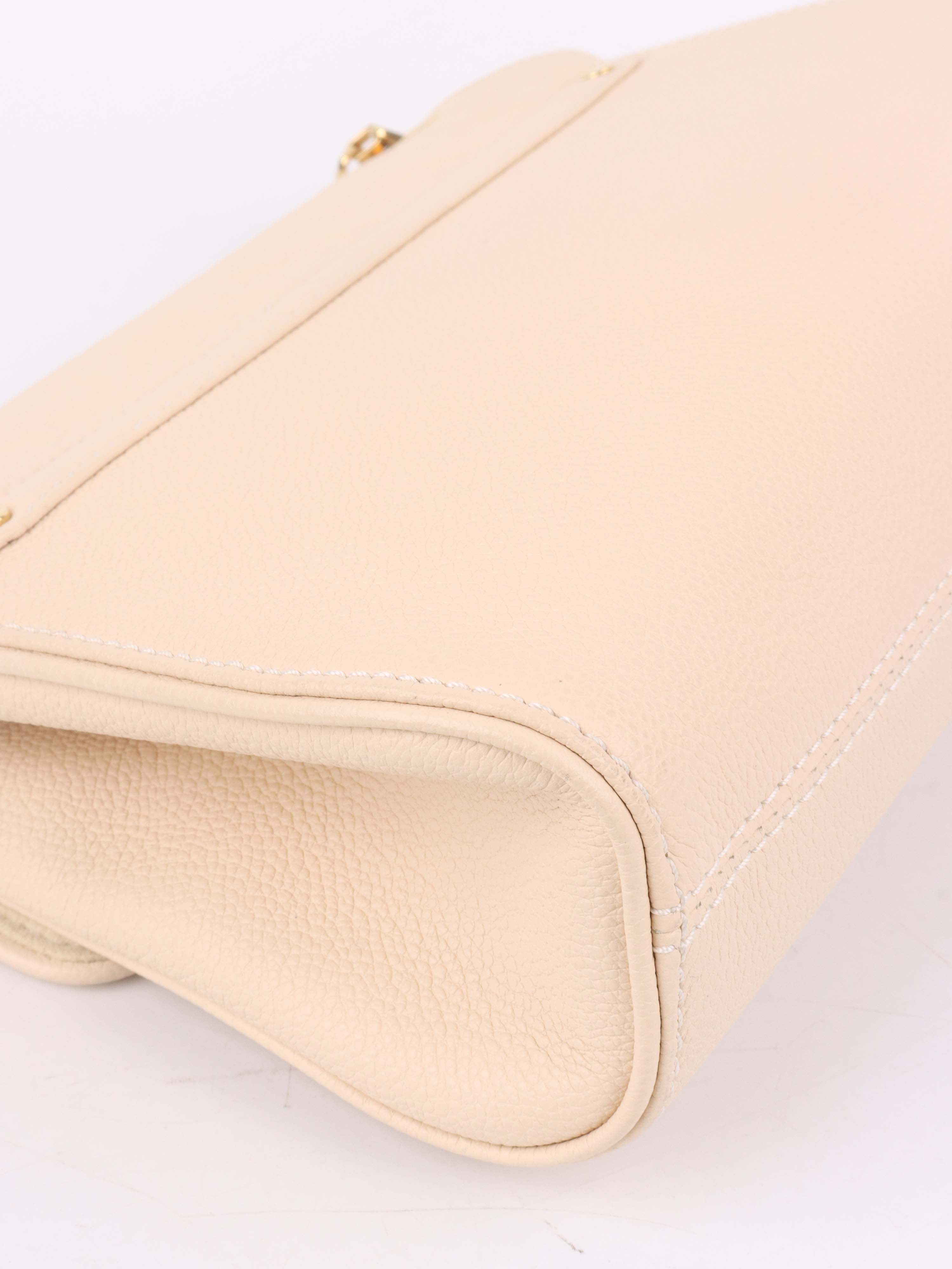 Louis Vuitton Cream Monogram Empreinte Saint Germain PM Bag.