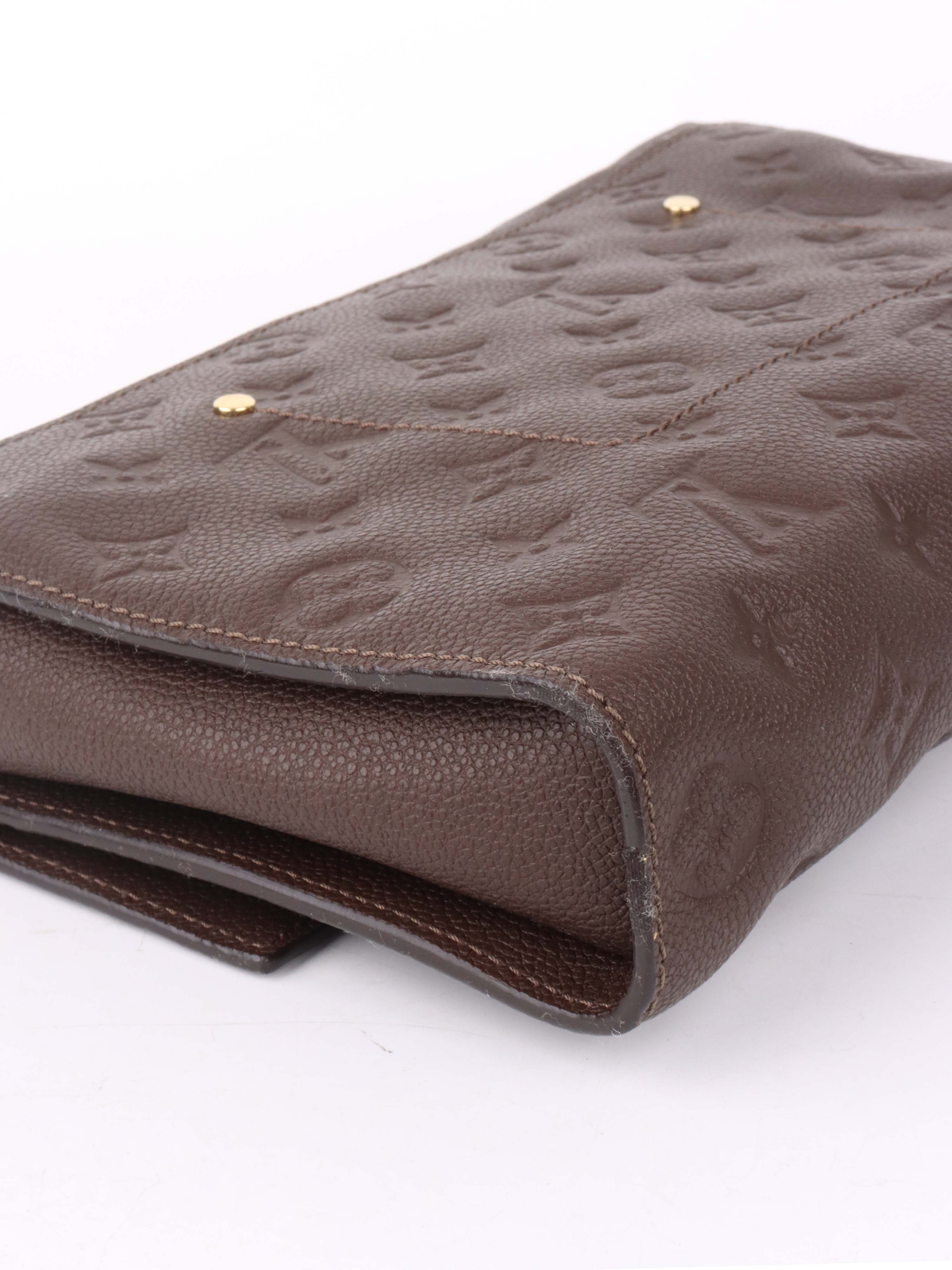 Louis Vuitton Brown Fascinante Empreinte Monogram Bag.
