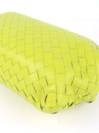 Bottega Veneta Green Kiwi Intrecciato Clutch