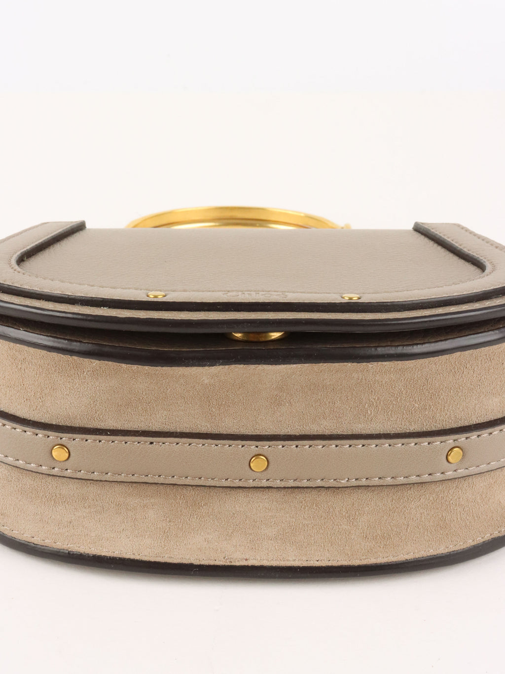 Chloe Small Grey Nile Bracelet Bag