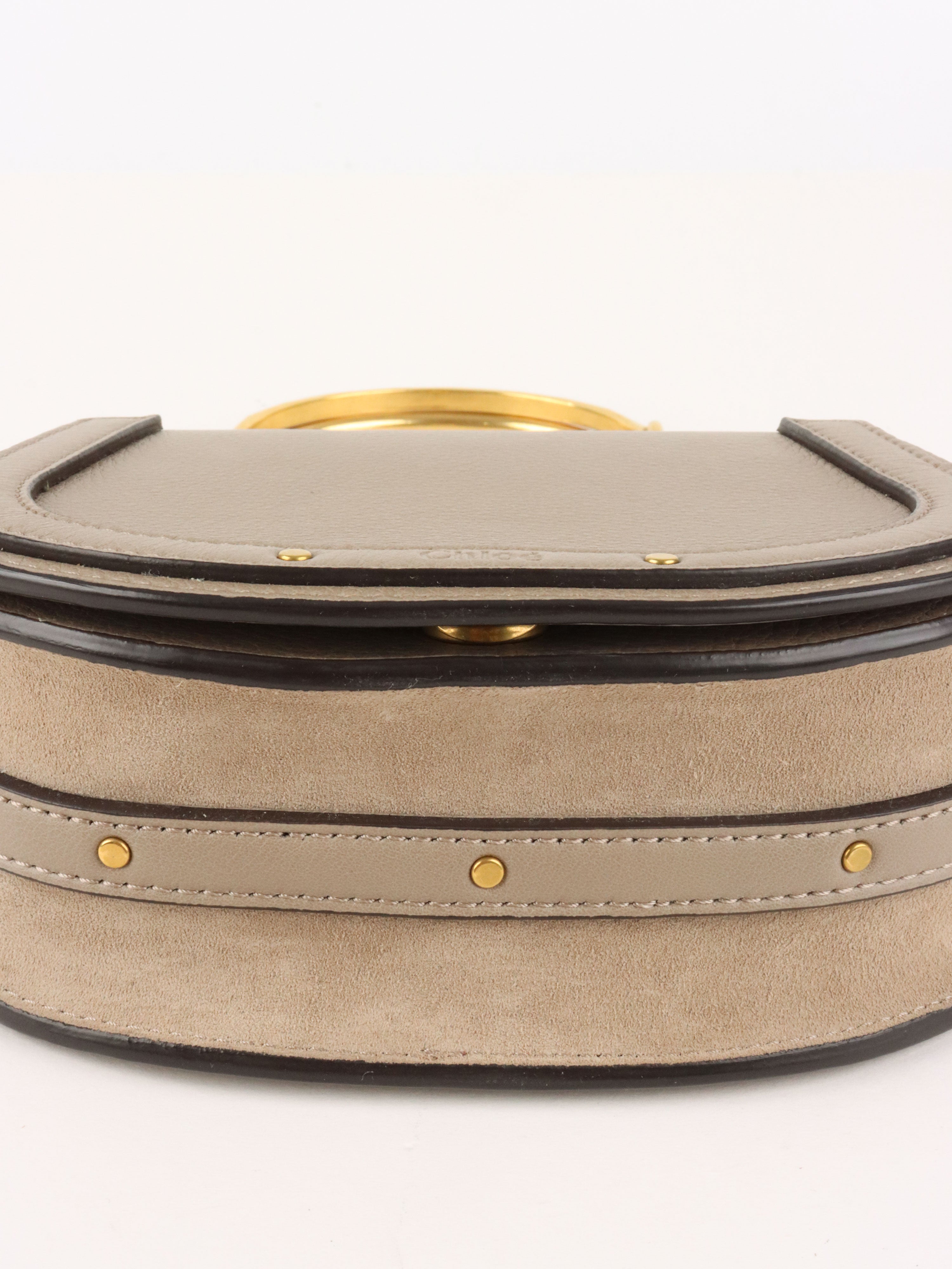 Chloe Small Grey Nile Bracelet Bag