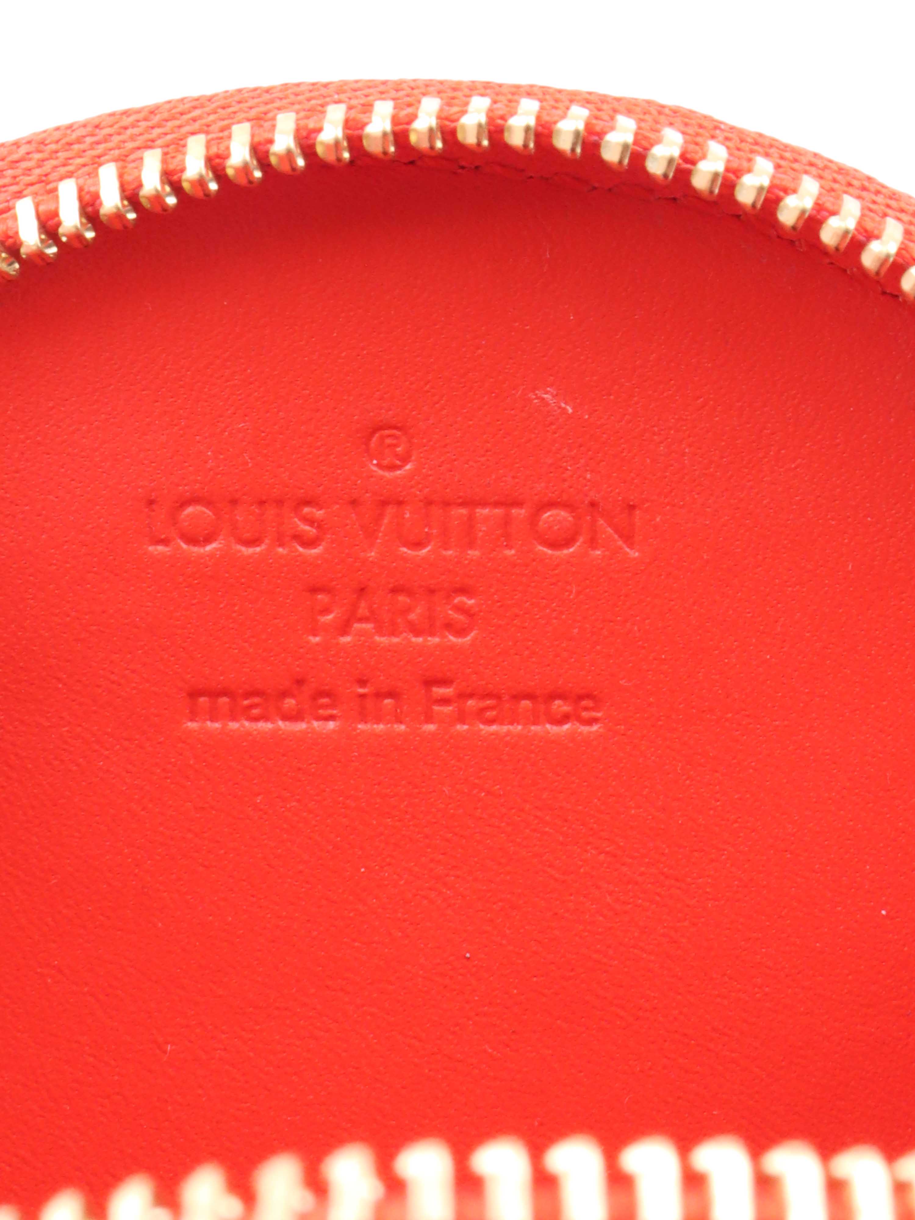 Louis Vuitton Limited Edition Red Patent Coin Purse.