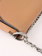 Prada Beige Arcade Chain Crossbody Bag.