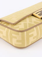 Fendi Woven Rafia Vitello Baguette  Bag.