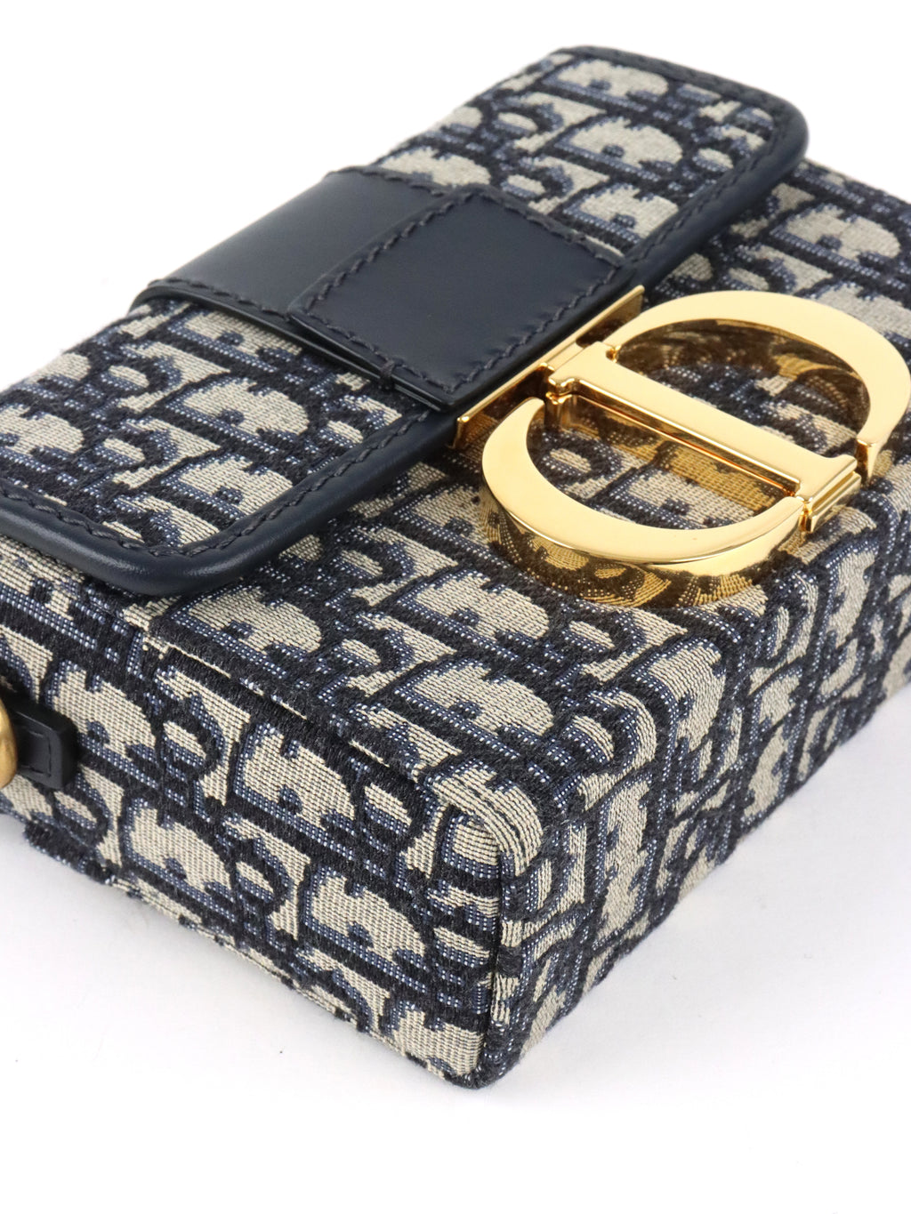 Dior Box 30 Montaigne Navy Oblique  Bag