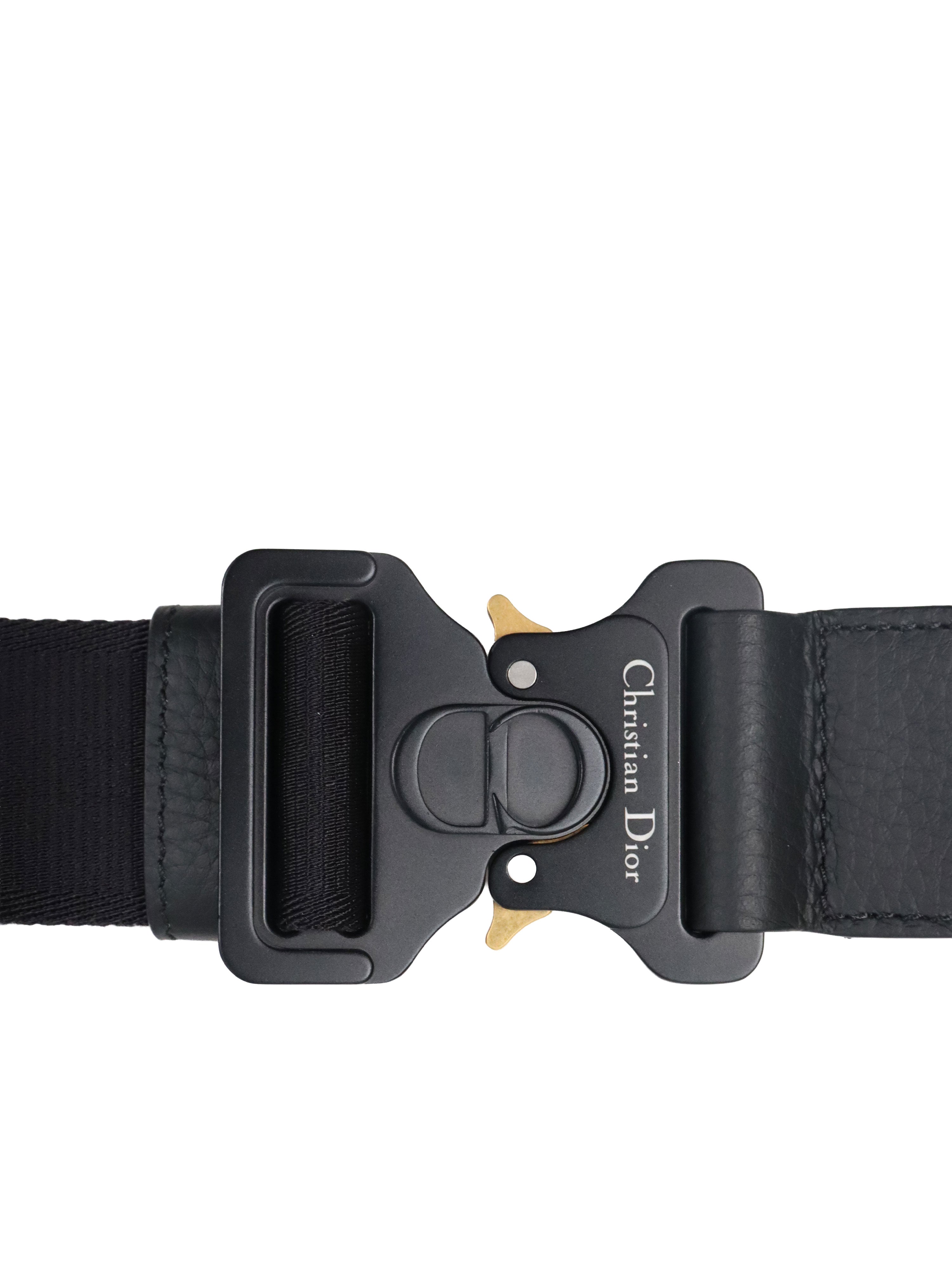 Dior Black Gravity Saddle Bag.