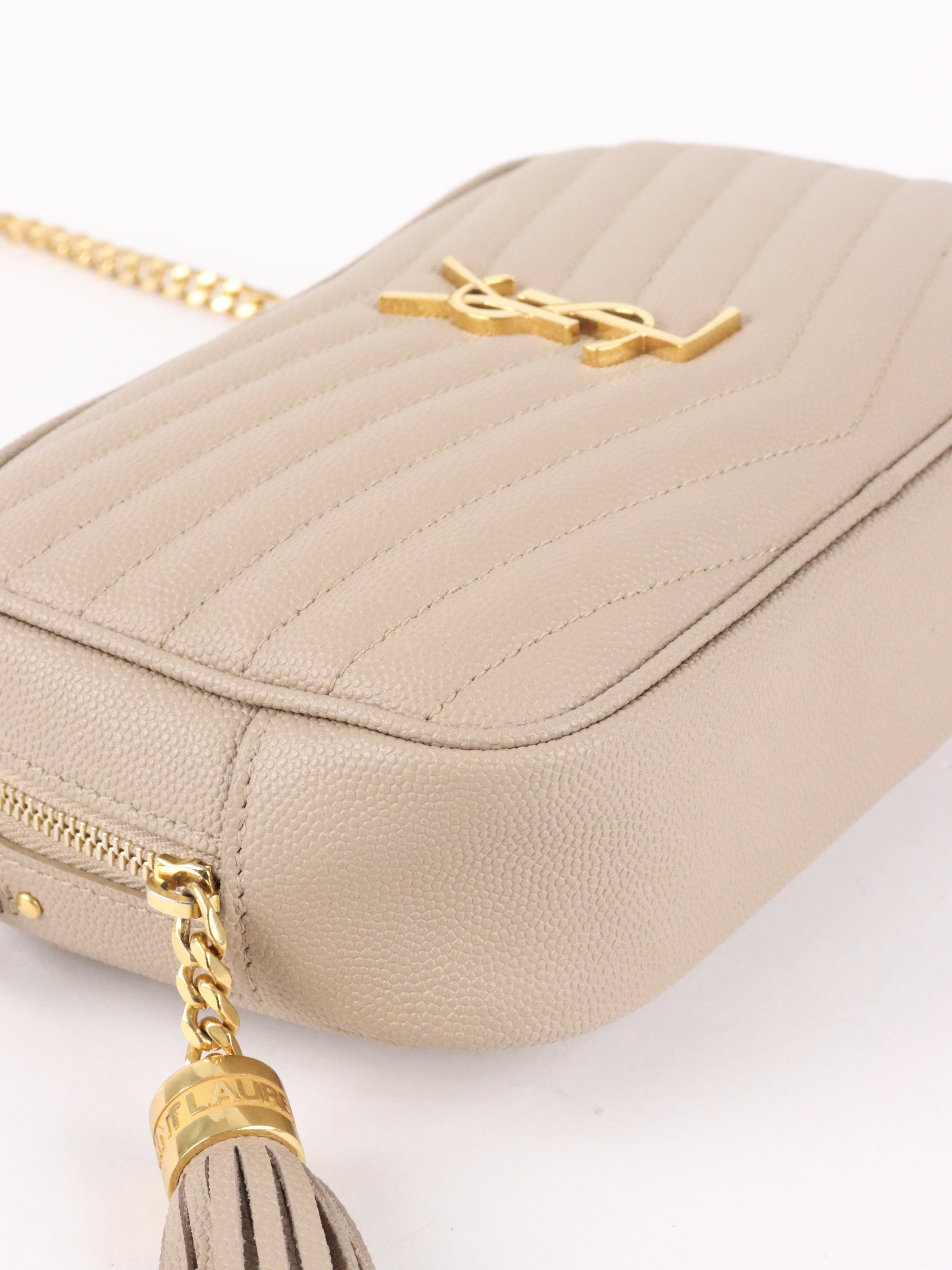 Saint Laurent Mini Beige LouLou Camera Bag