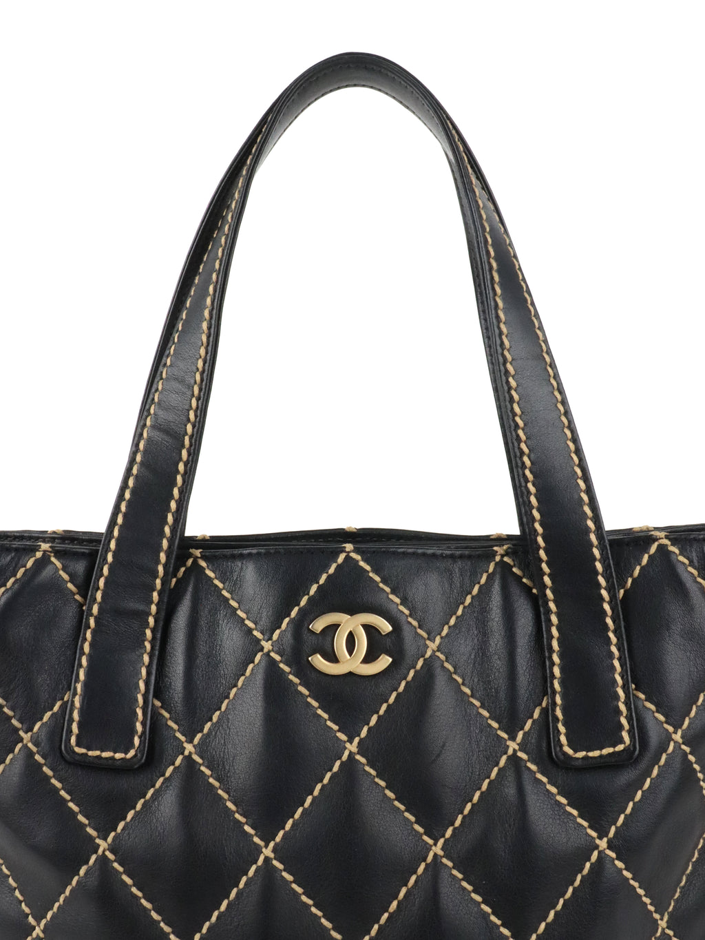 Chanel Black Wild Stitch Tote Bag