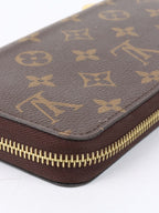 Louis Vuitton Monogram Zippy Long Wallet.