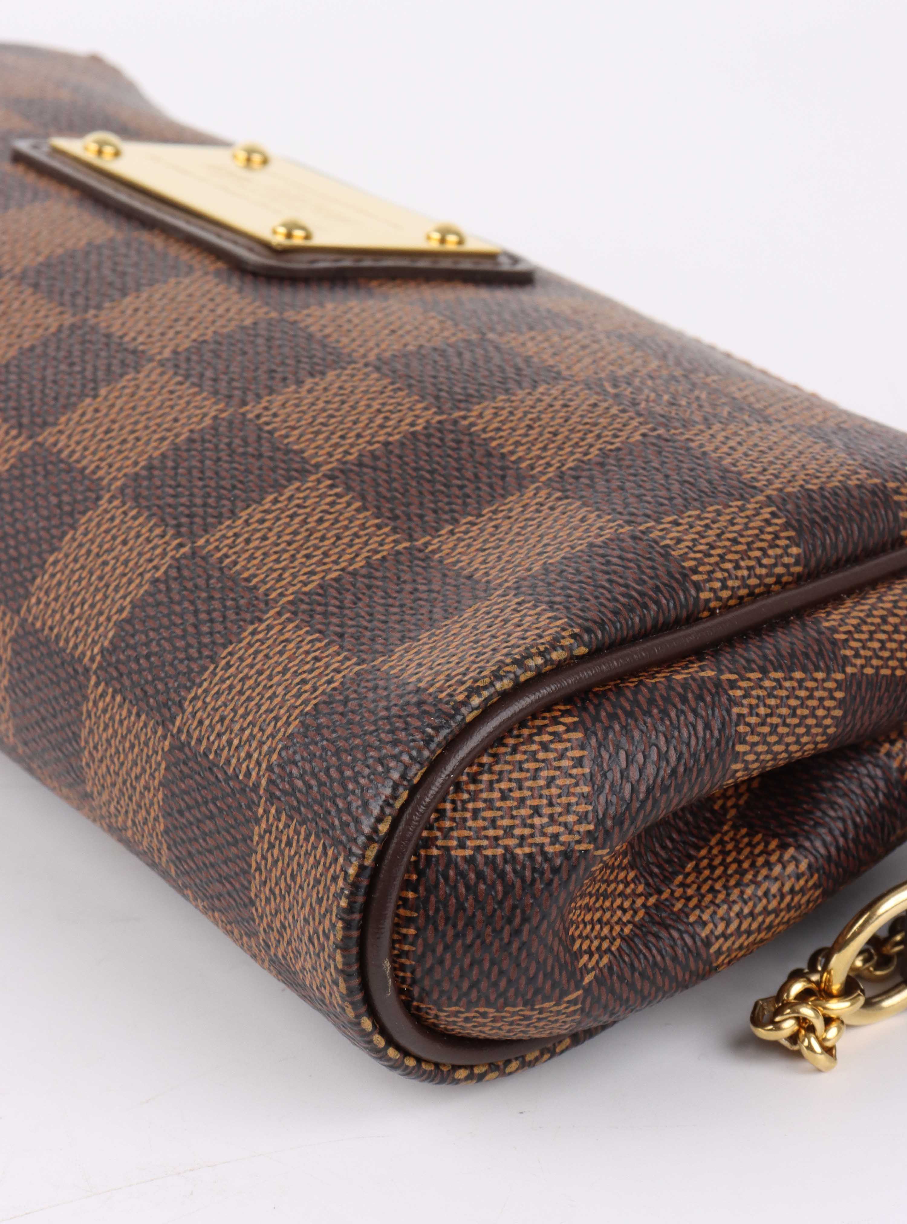 Louis Vuitton Damier Ebene Eva Bag.