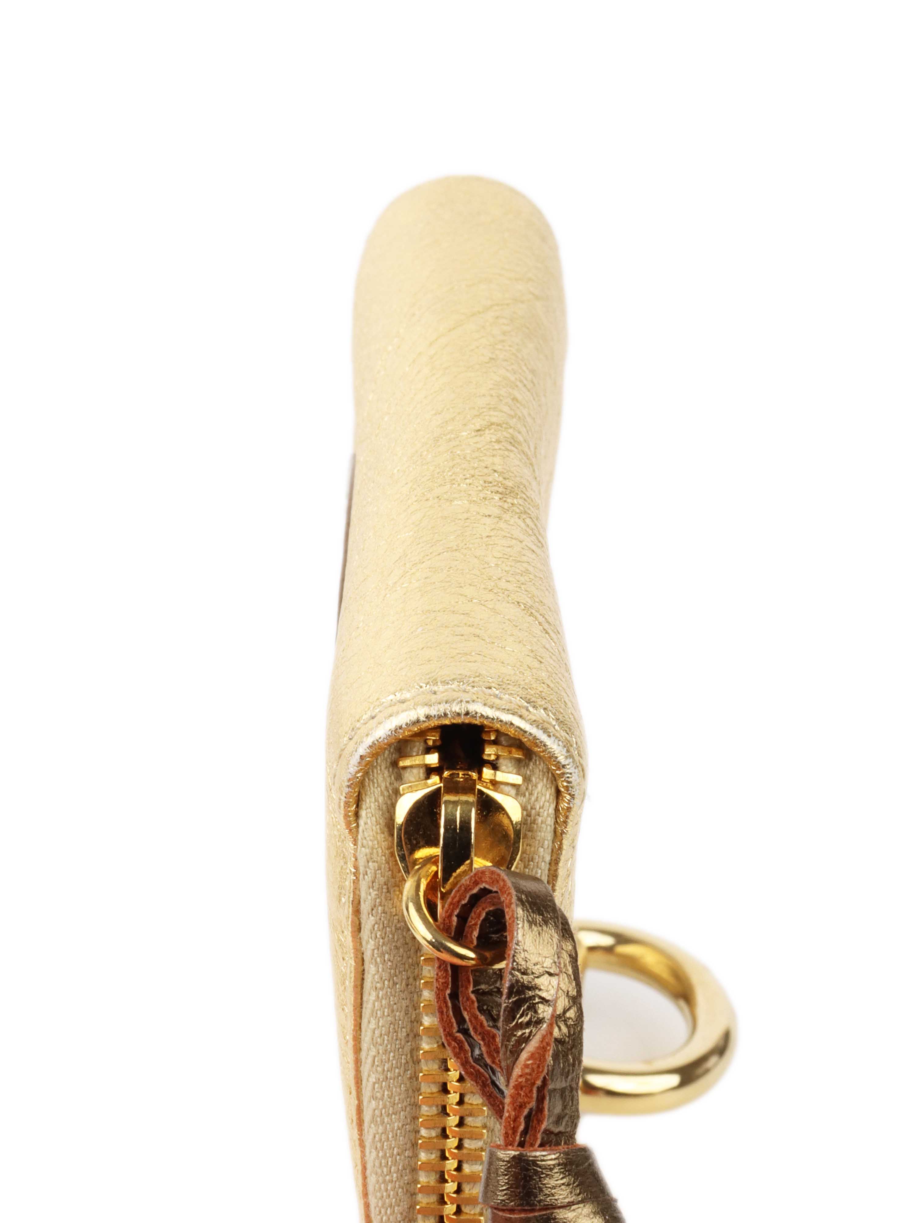 Dolce & Gabbana Gold Wallet on Chain.