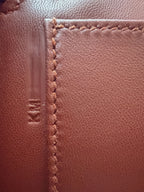 Hermes Mini Kelly Tricolour Terre/Ebene/Craie Stamp K