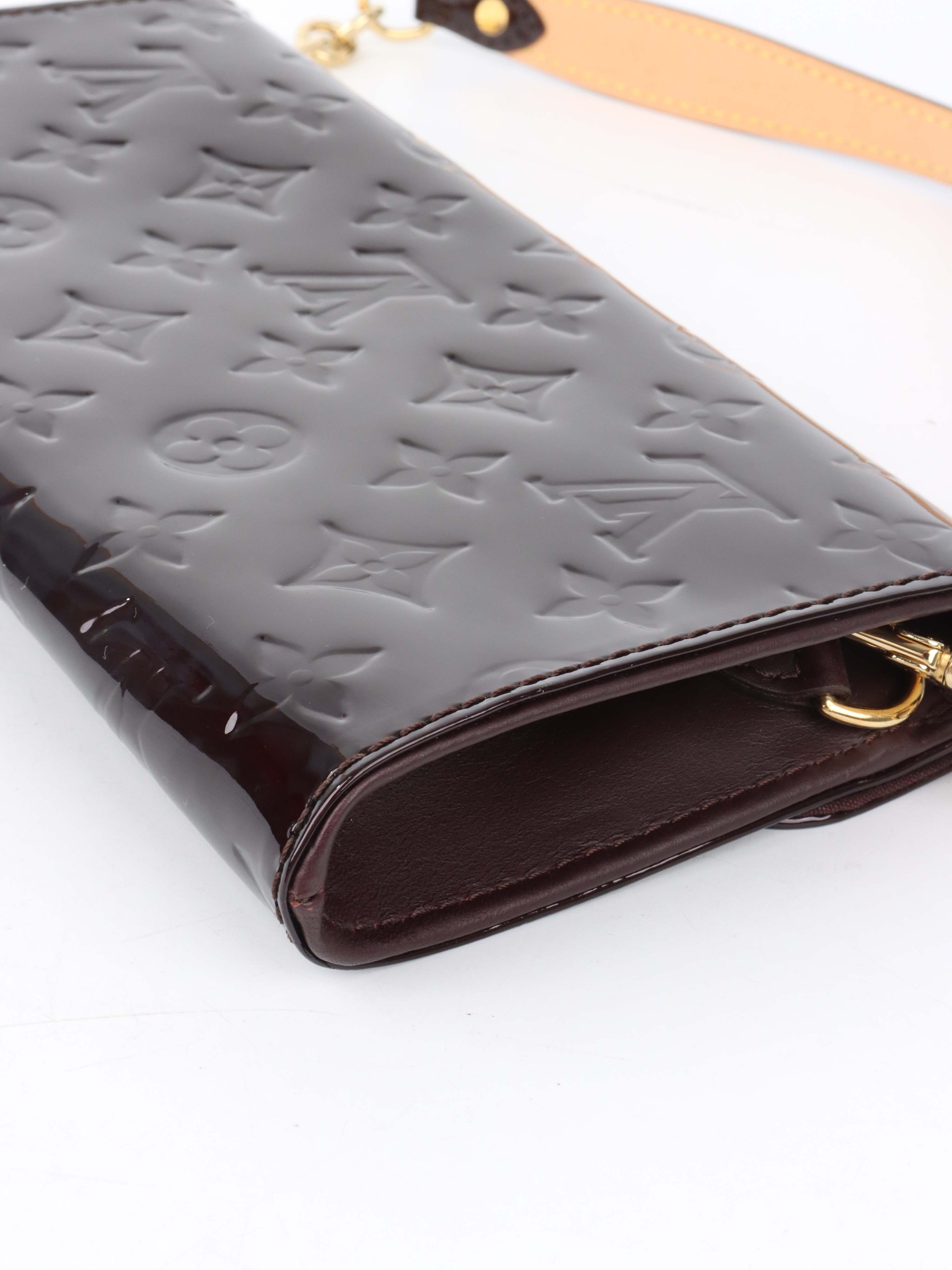 Louis Vuitton Amarante  Monogram Vernis Sunset Boulevard Shoulder Bag