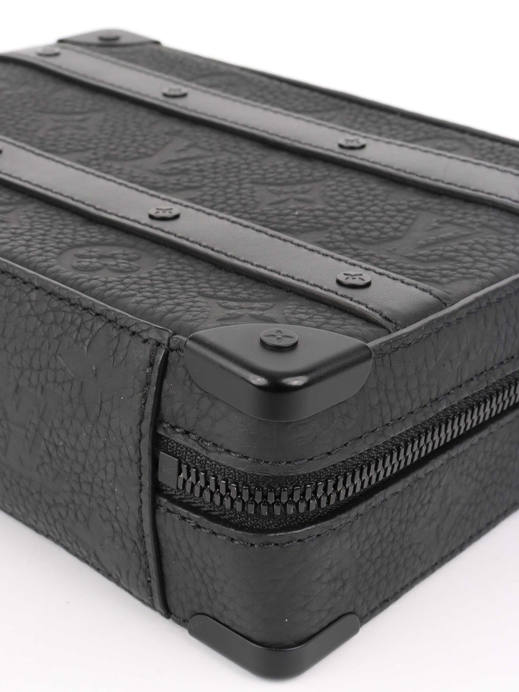 Louis Vuitton Black Handle Soft Trunk.