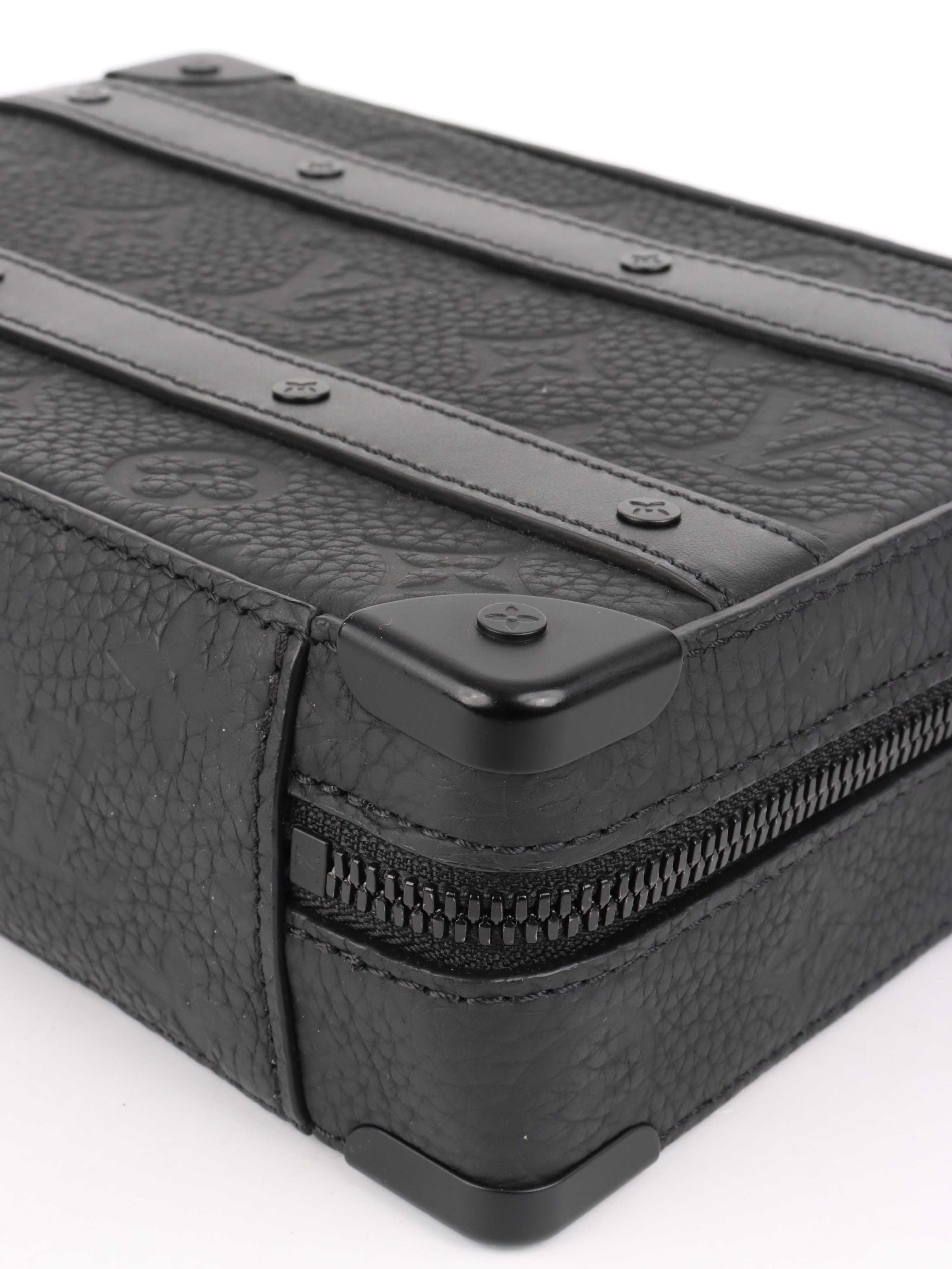 Louis Vuitton Black Handle Soft Trunk.