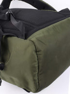 Prada Green Nylon Buckled Backpack.
