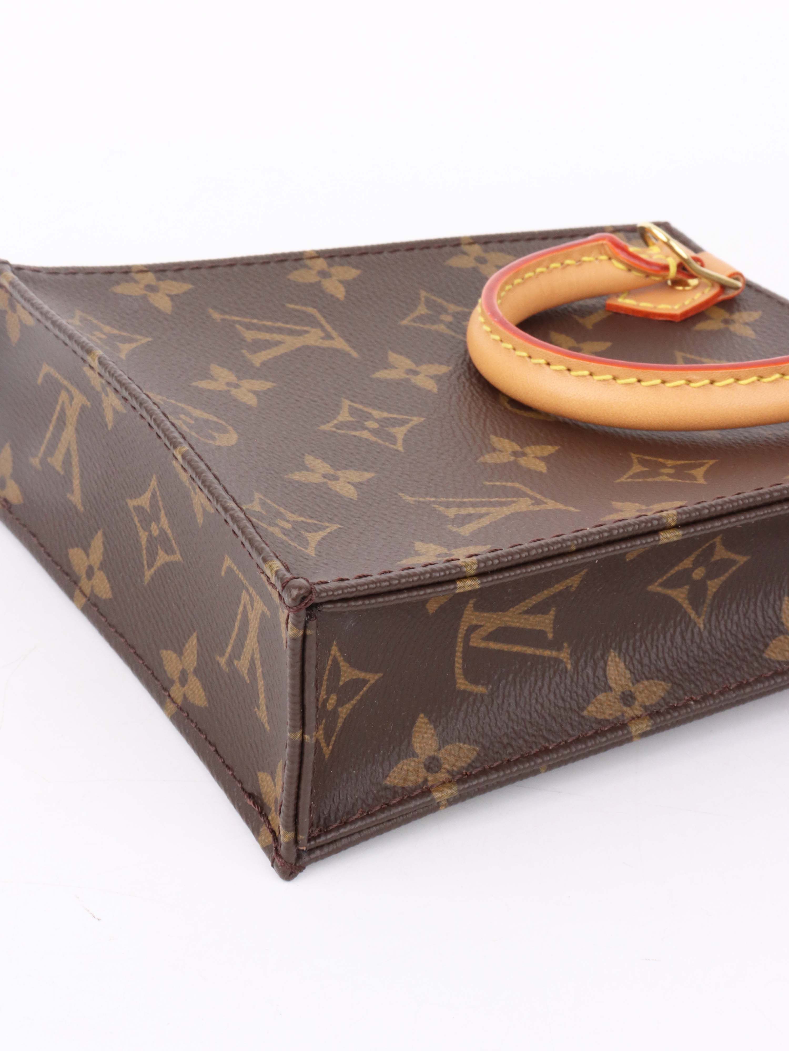 Louis Vuitton Monogram Petit Sac Plat.