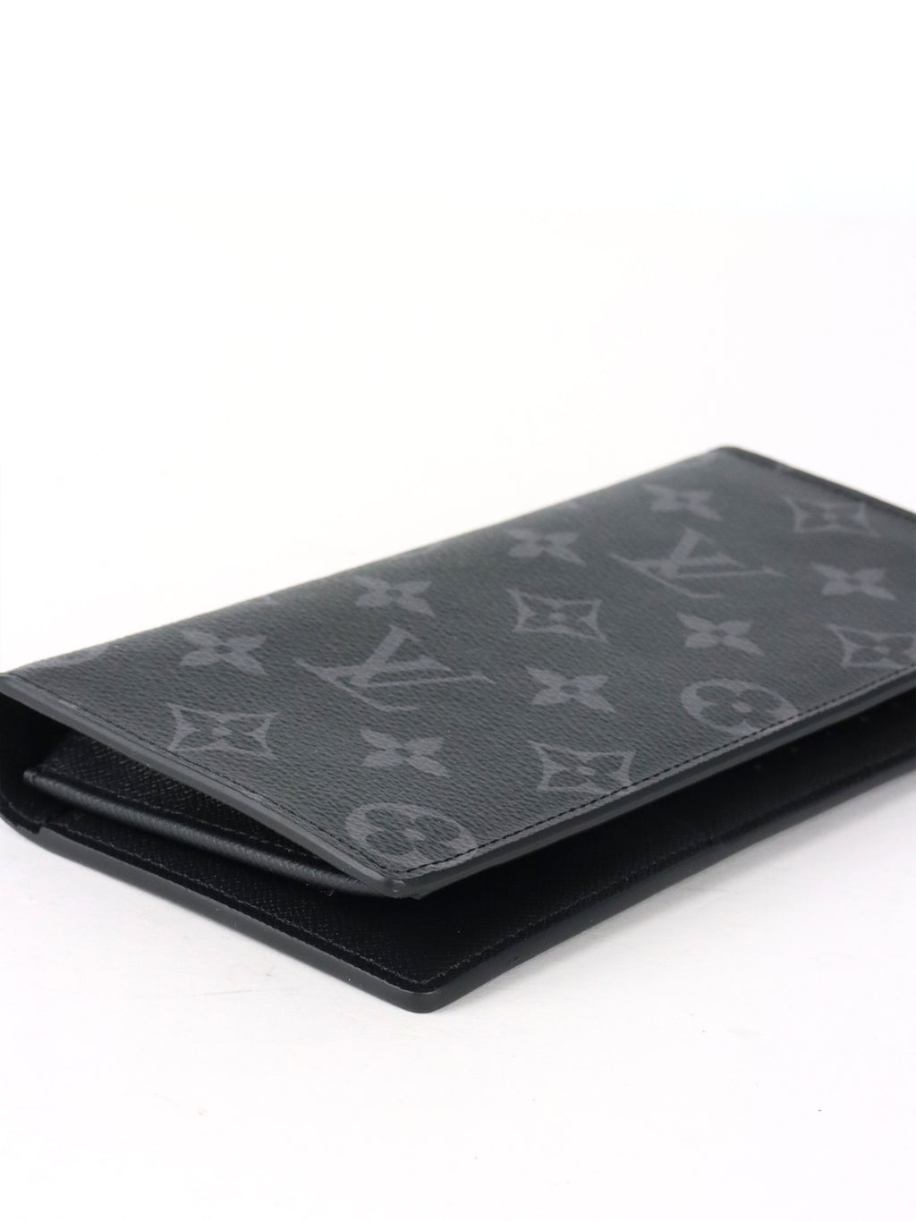 Louis Vuitton Black Monogram Eclipse Brazza Wallet
