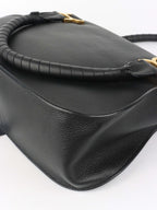 Chloe Black Marcie Medium Shoulder Bag.
