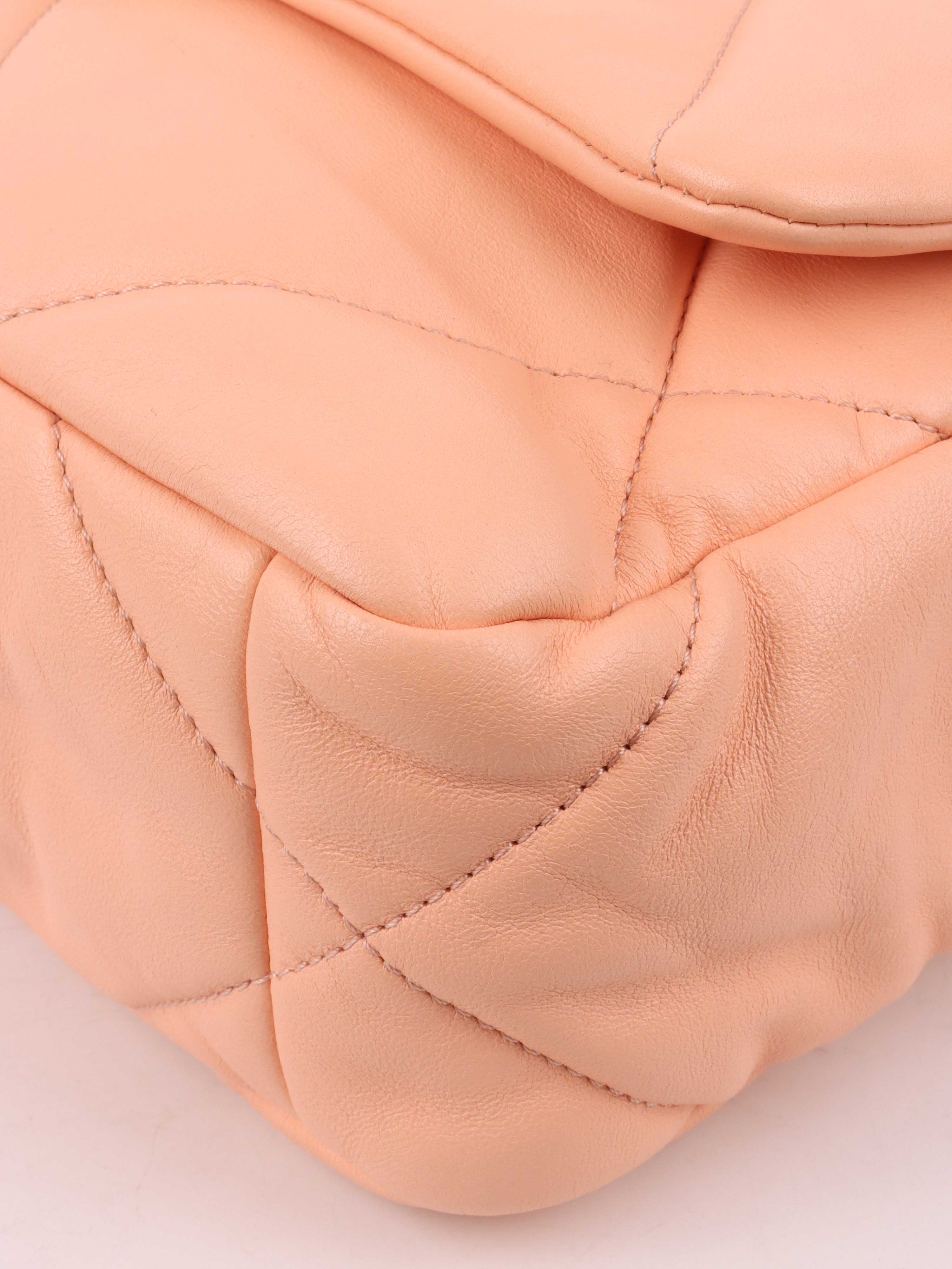 Chanel Small Salmon Pink 19 Bag.