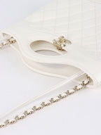 Chanel Small White 31 Shopping Bag