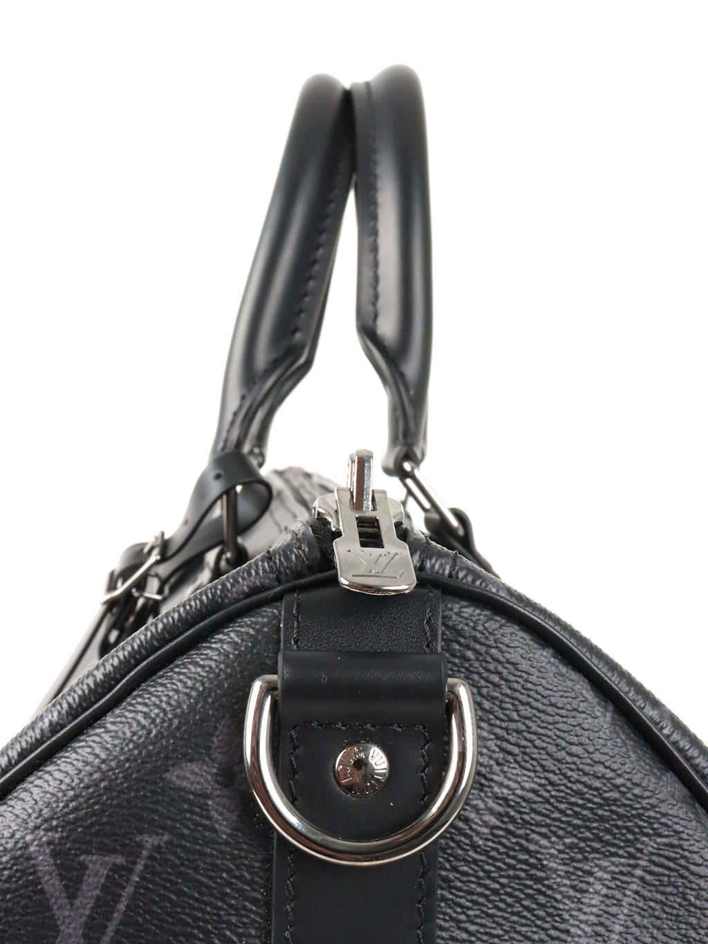 Louis Vuitton Black Keepall Bandouliere 45