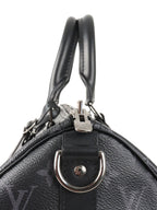 Louis Vuitton Black Keepall Bandouliere 45
