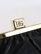 Dolce & Gabana Black Maria Nappa Leather Clutch GHW