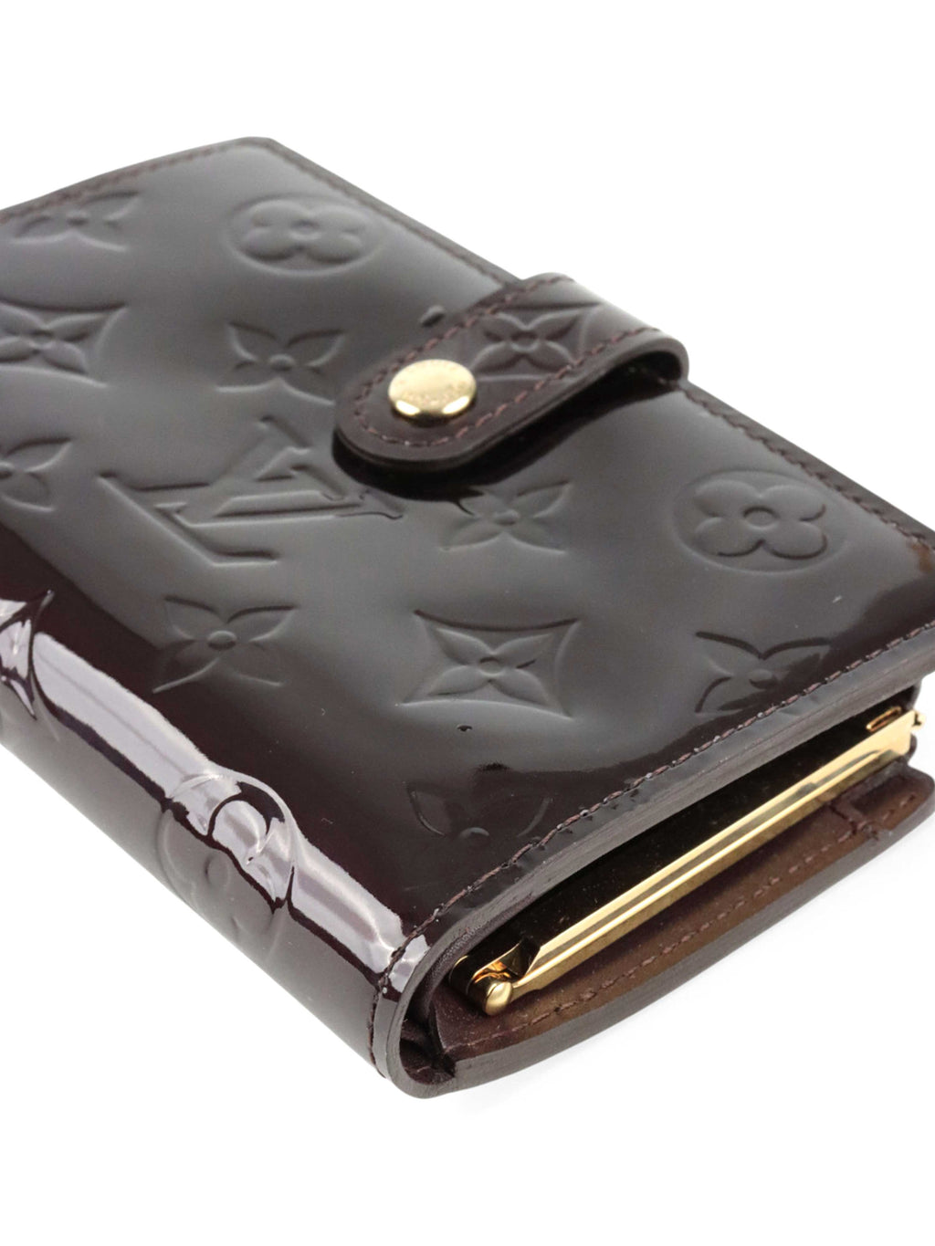 Louis Vuitton Amarante Monogram Vernis Bifold Wallet