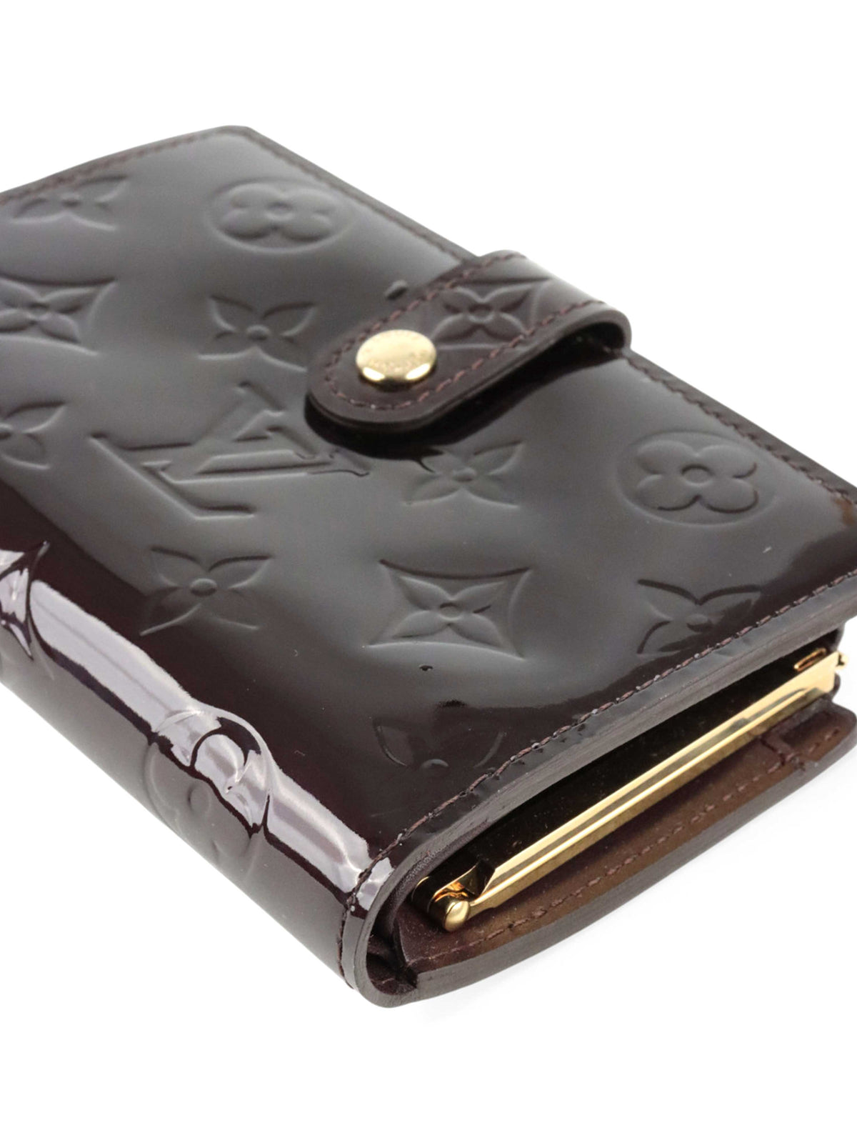 Louis Vuitton Amarante Monogram Vernis Bifold Wallet