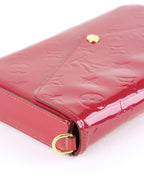 Louis Vuitton Magenta Pink Vernis Pochette Felicie