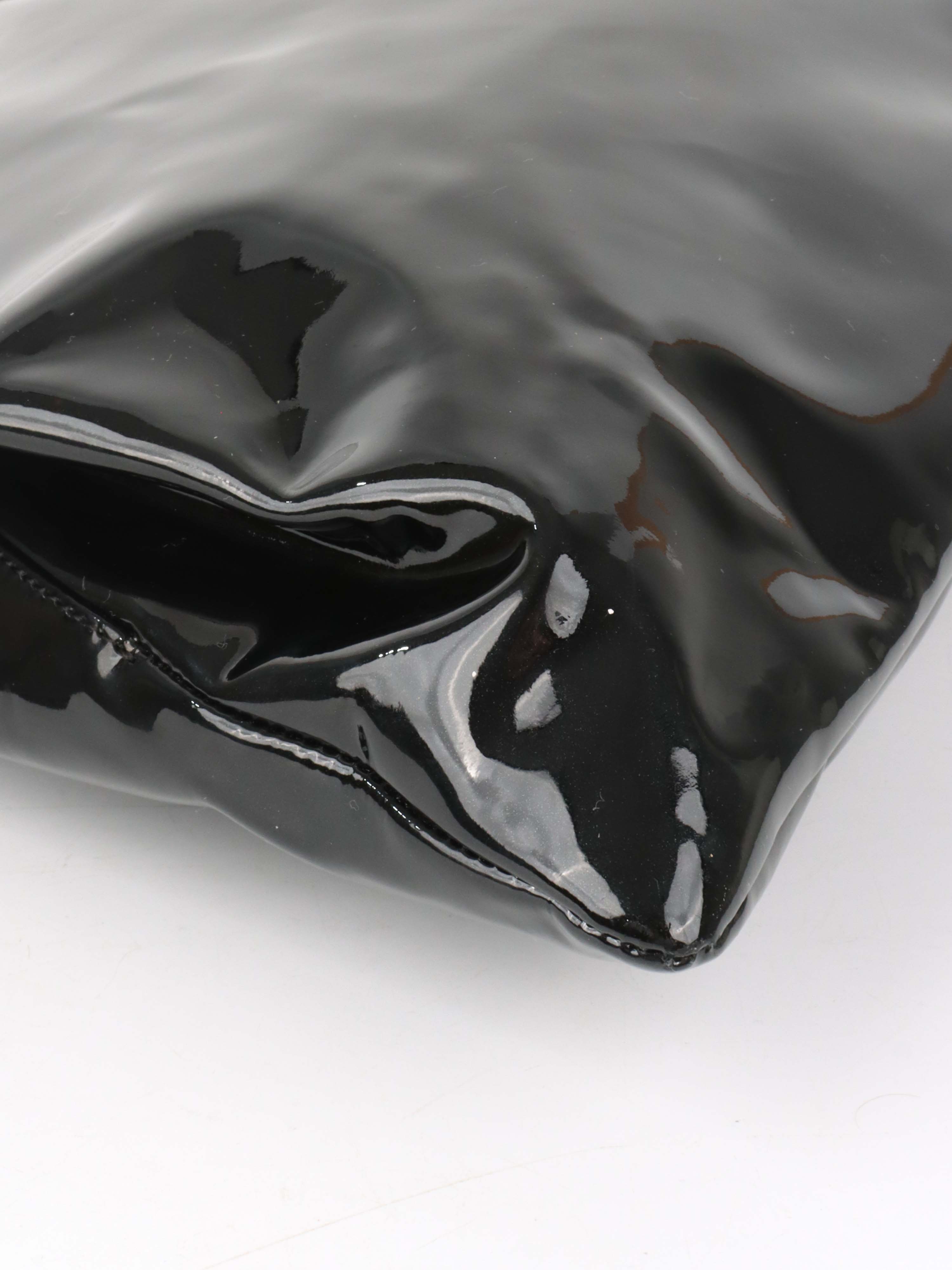 Chanel Black Strass CC Bonbon Chain Tote with Enamel Coco Mark