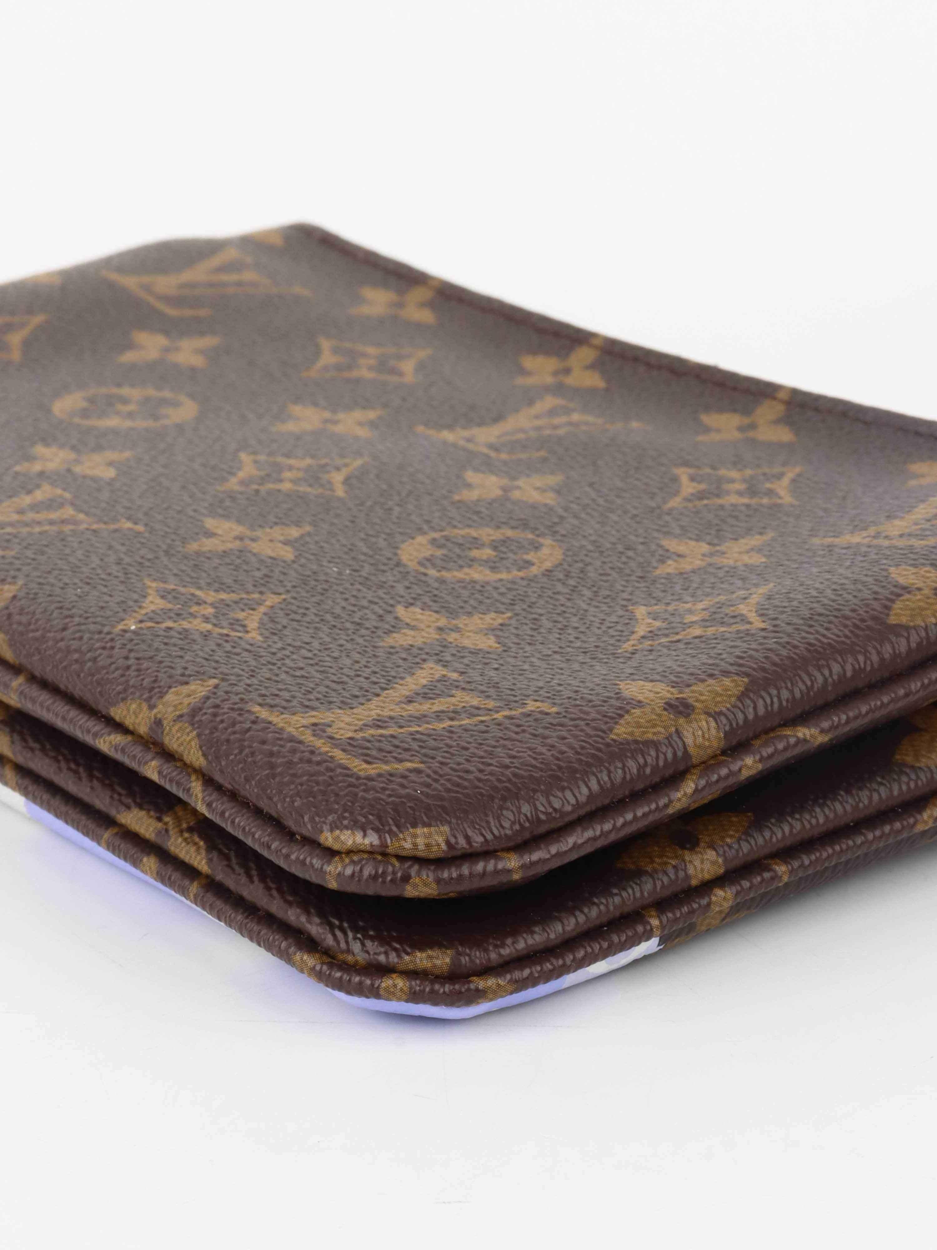 Louis Vuitton Monogram Vivienne Double Zip Pochette