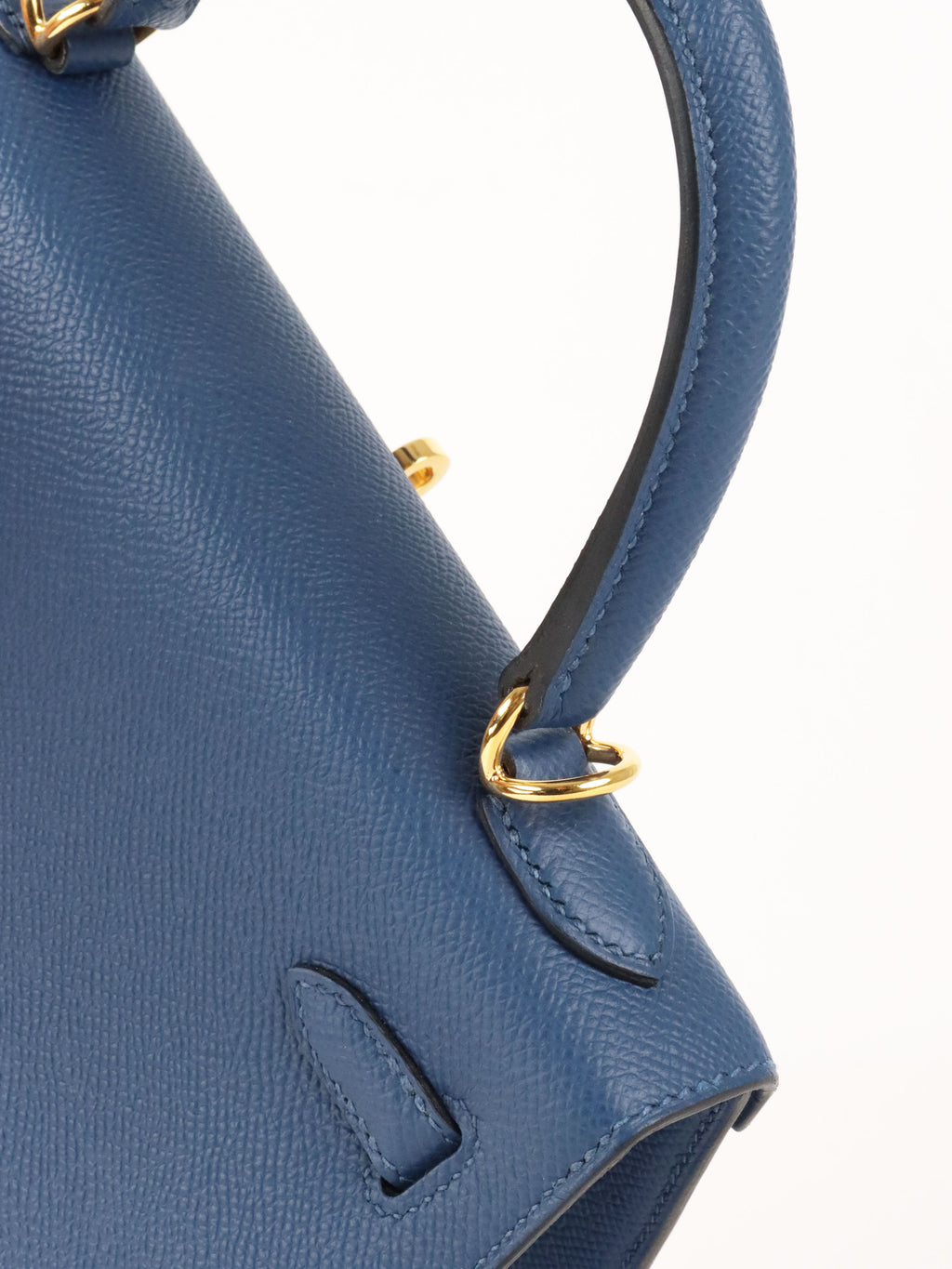 Hermes S4 Deep Blue Kelly 25 Epsom leather GHW Stamp D