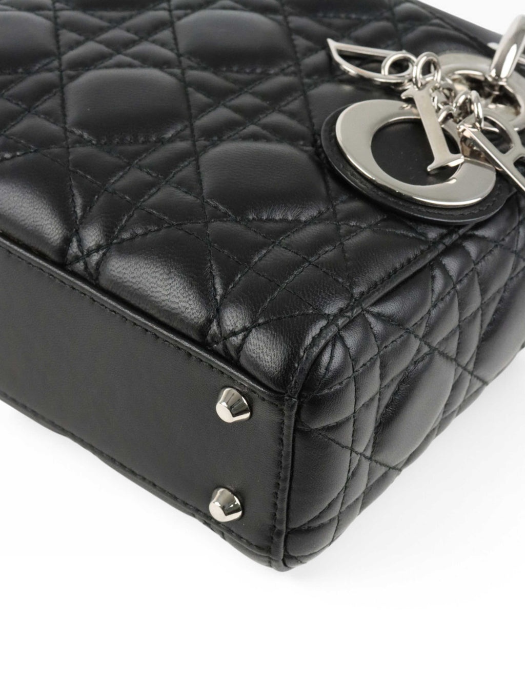 Dior Black Cannage Mini Dior SHW