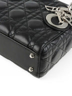 Dior Black Cannage Mini Dior SHW