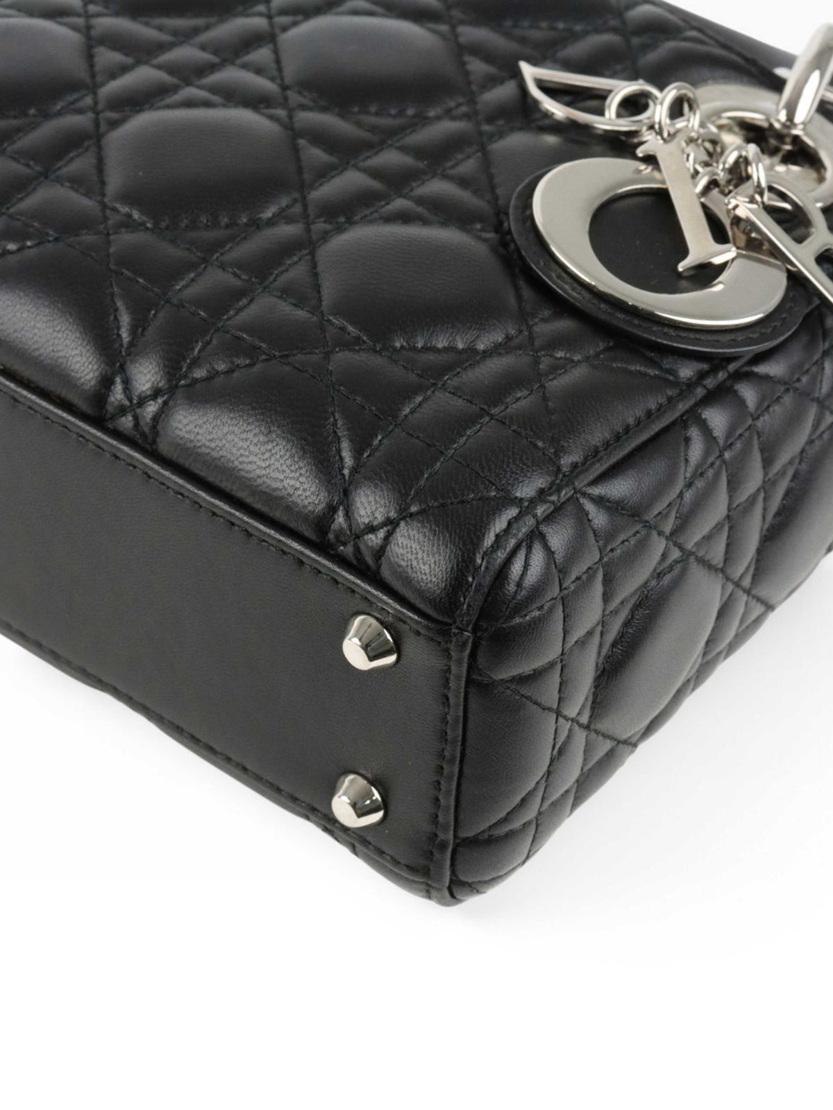Dior Black Cannage Mini Dior SHW