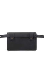 Dior Black Saddle Belt Pouch.