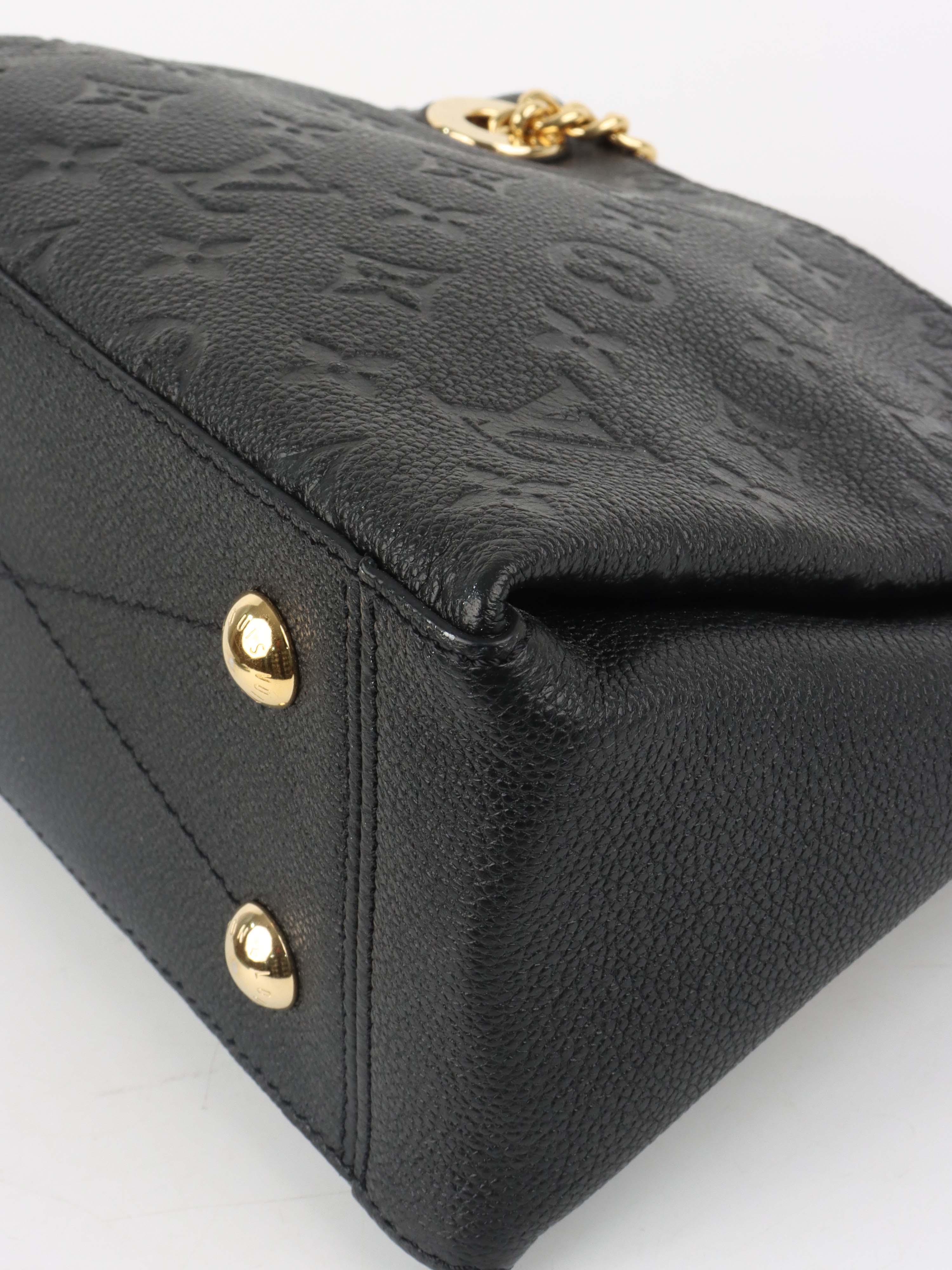 Louis Vuttion Black Surene BB Bag.