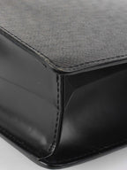 Louis Vuitton Black Vintage Monceau Messenger Bag.