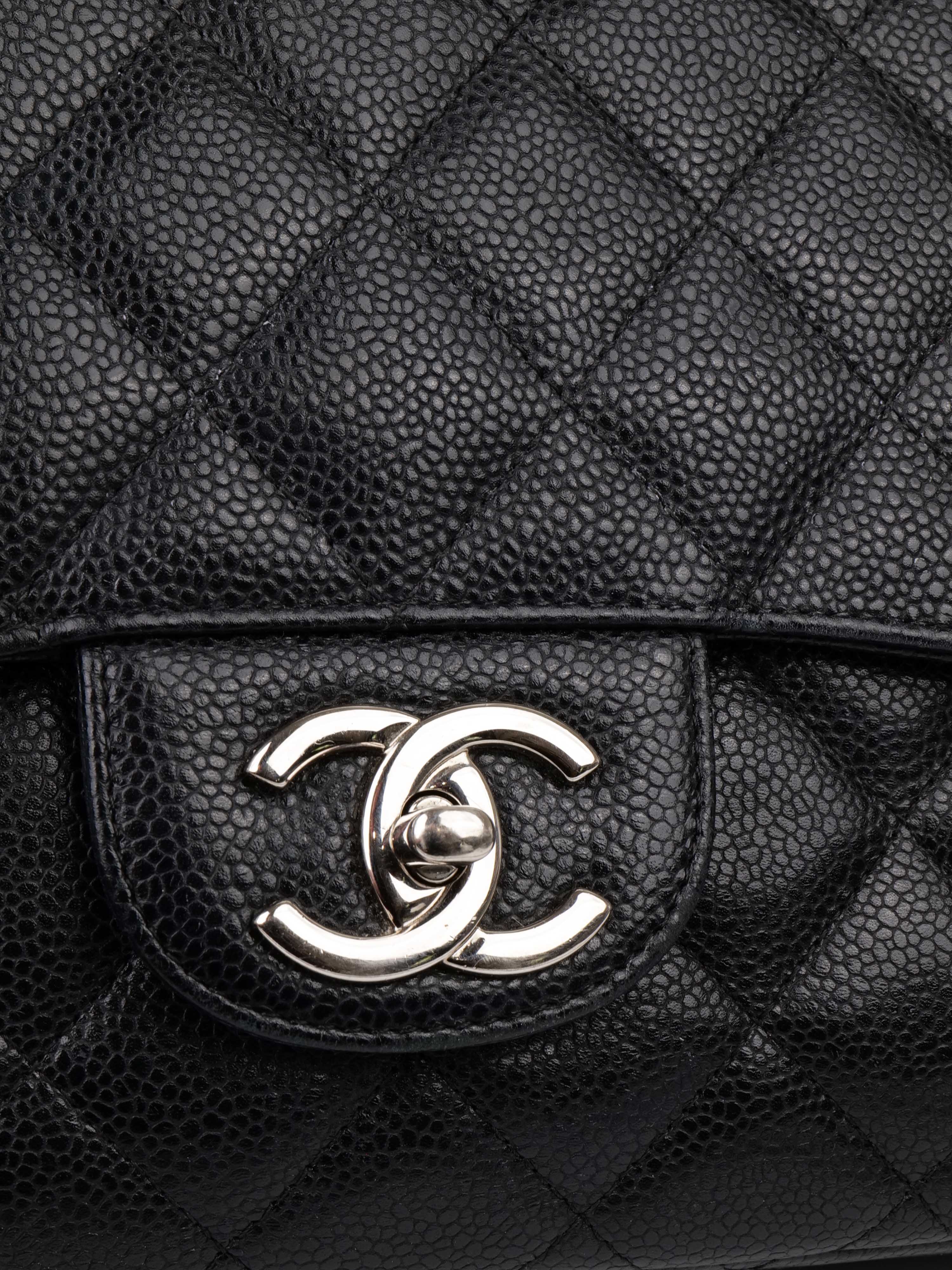 Chanel Maxi Double Flap Bag with SHW.