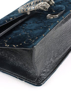 Gucci Small Blue Velvet Dionysus GG Bag