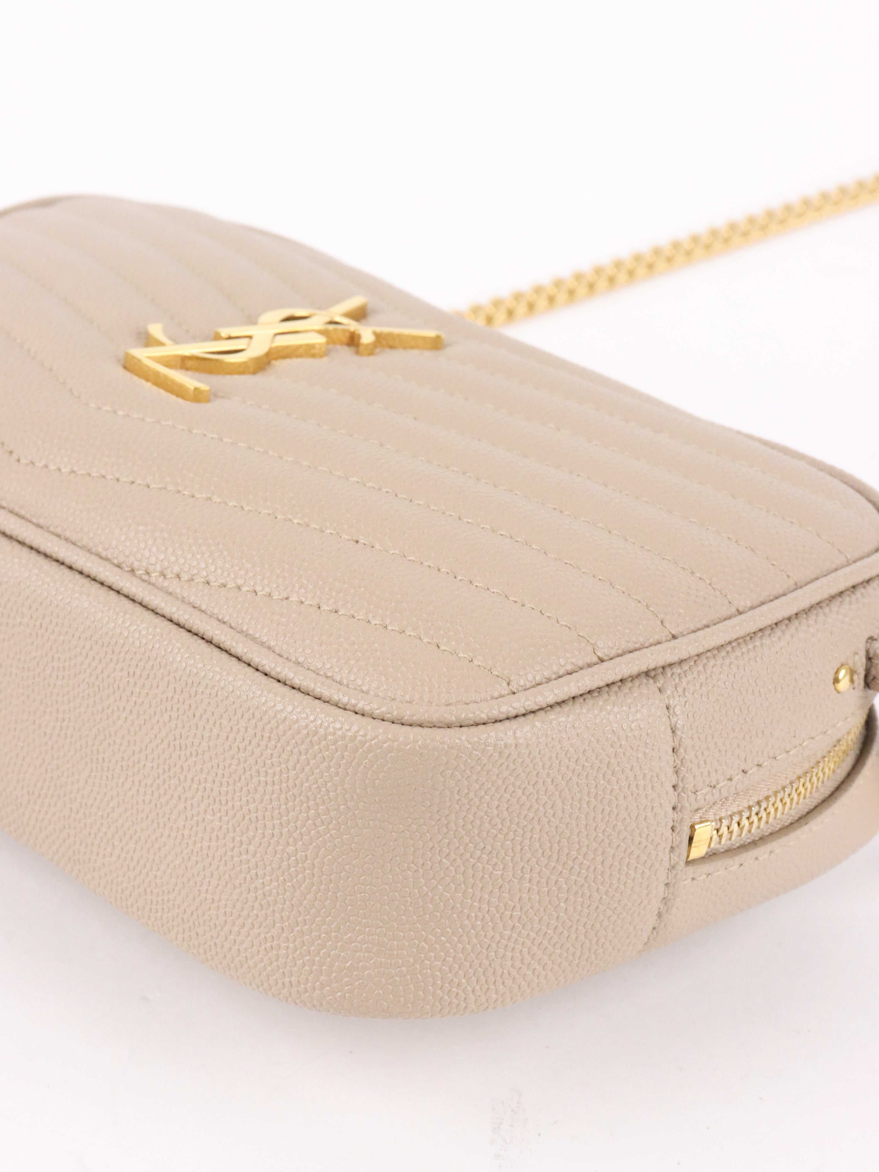 Saint Laurent Mini Beige LouLou Camera Bag