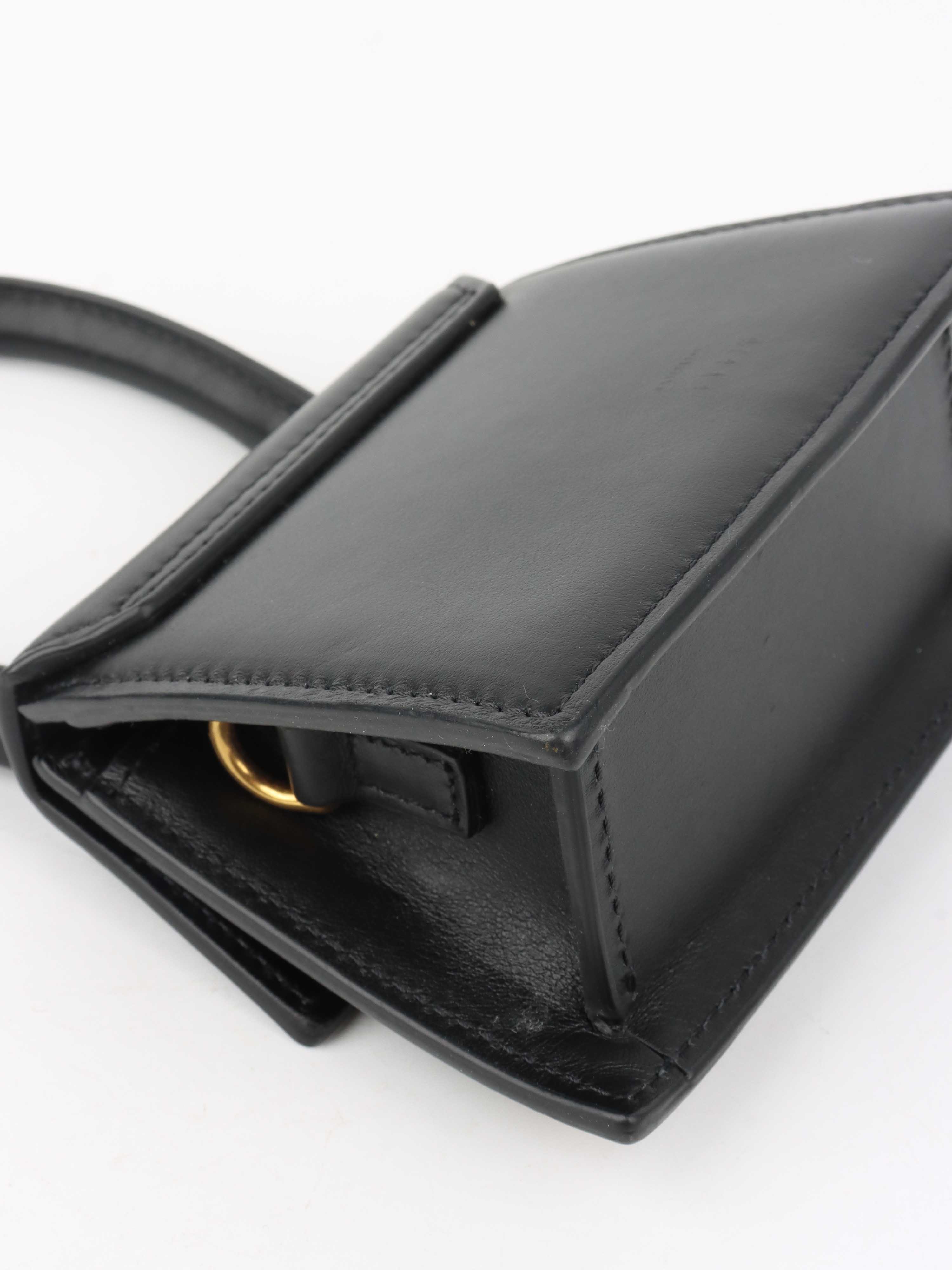 Jacquemus Black Le Chiquito Mini Bag.