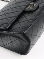 Chanel So Black Medium Classic Flap Reissue 2.55