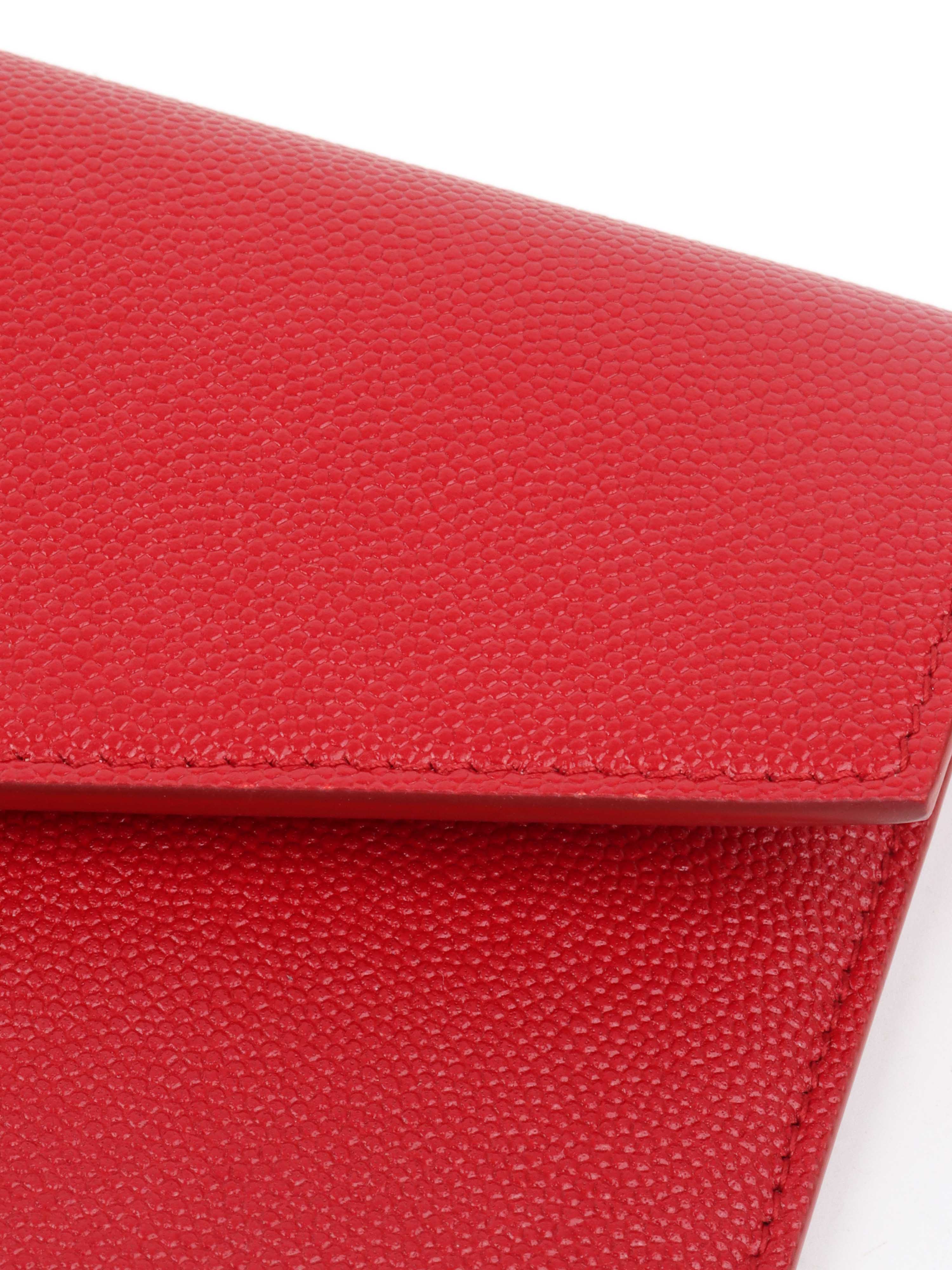 Saint Laurent Red Uptown Pouch.