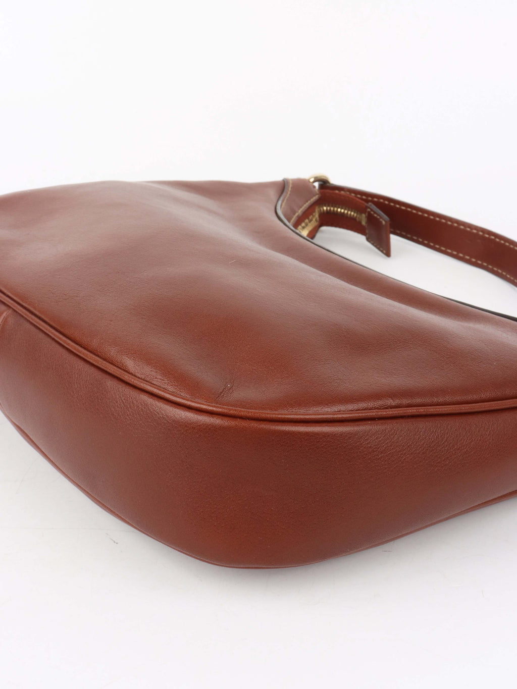 Gucci Cognac Hobo Shoulder Bag.