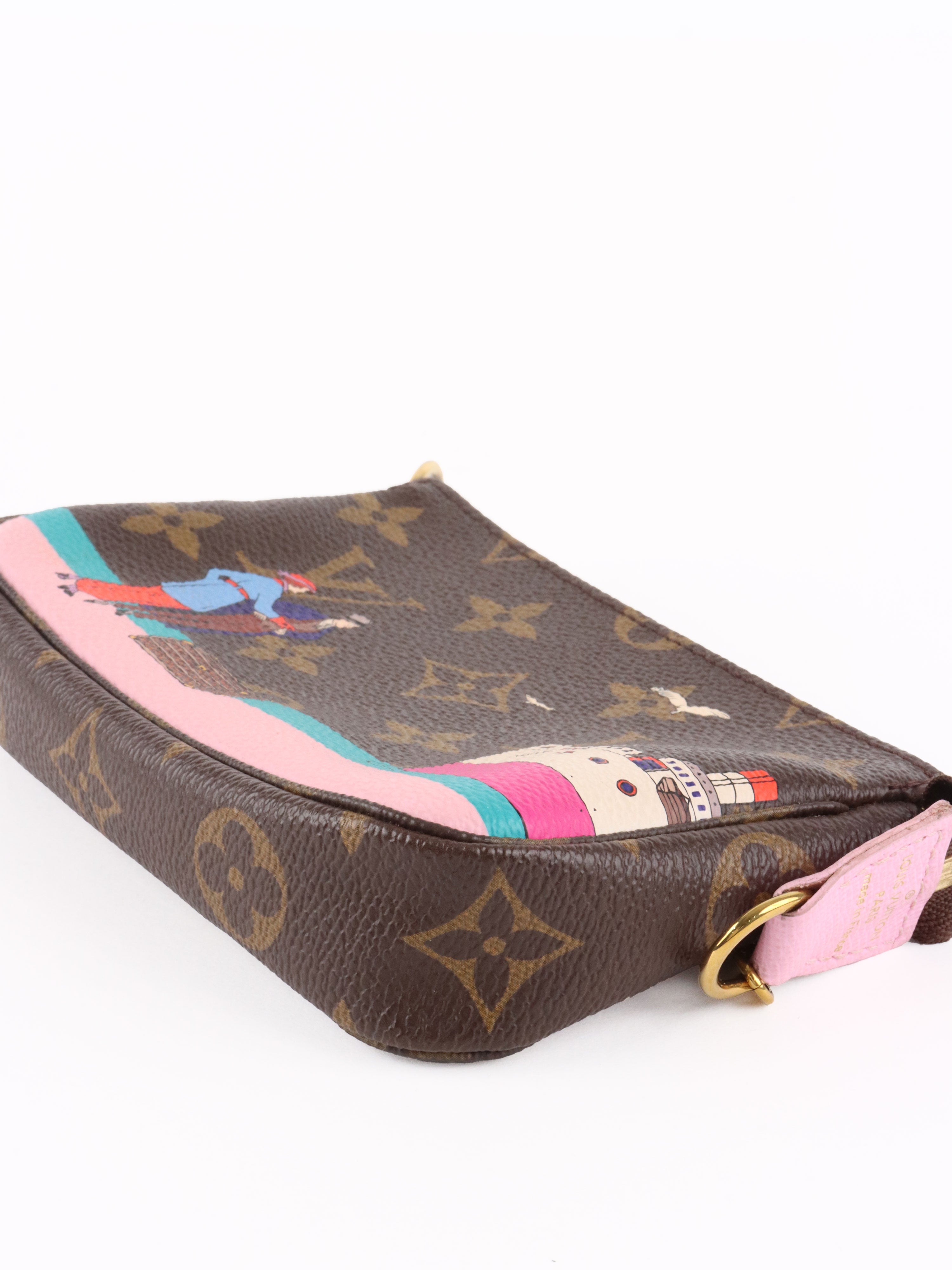 Louis Vuitton Limited Edition 2016 World Tour Mini Pochette Accessories.