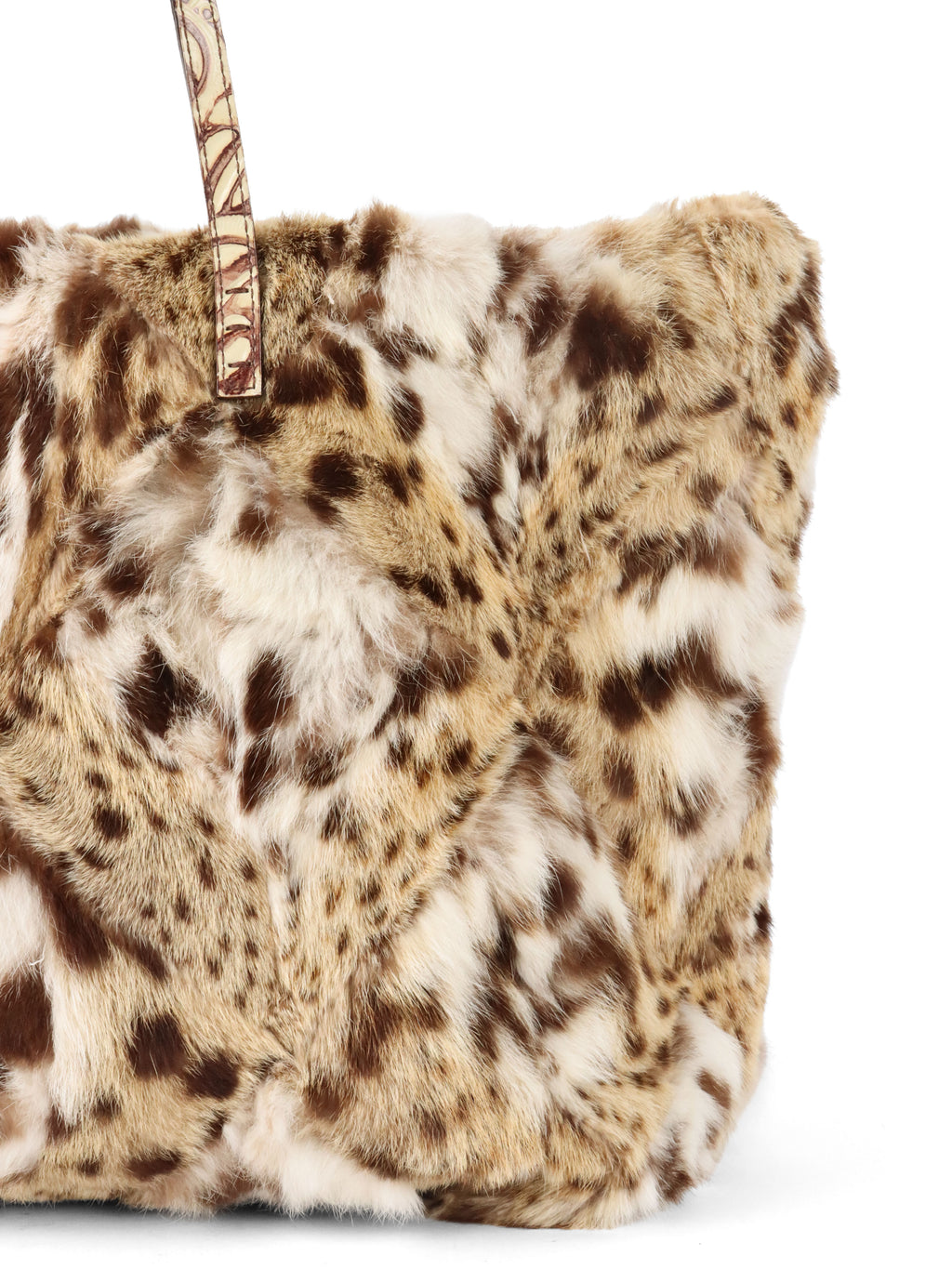 Fendi Brown/Cream Lynxcat Tote Bag