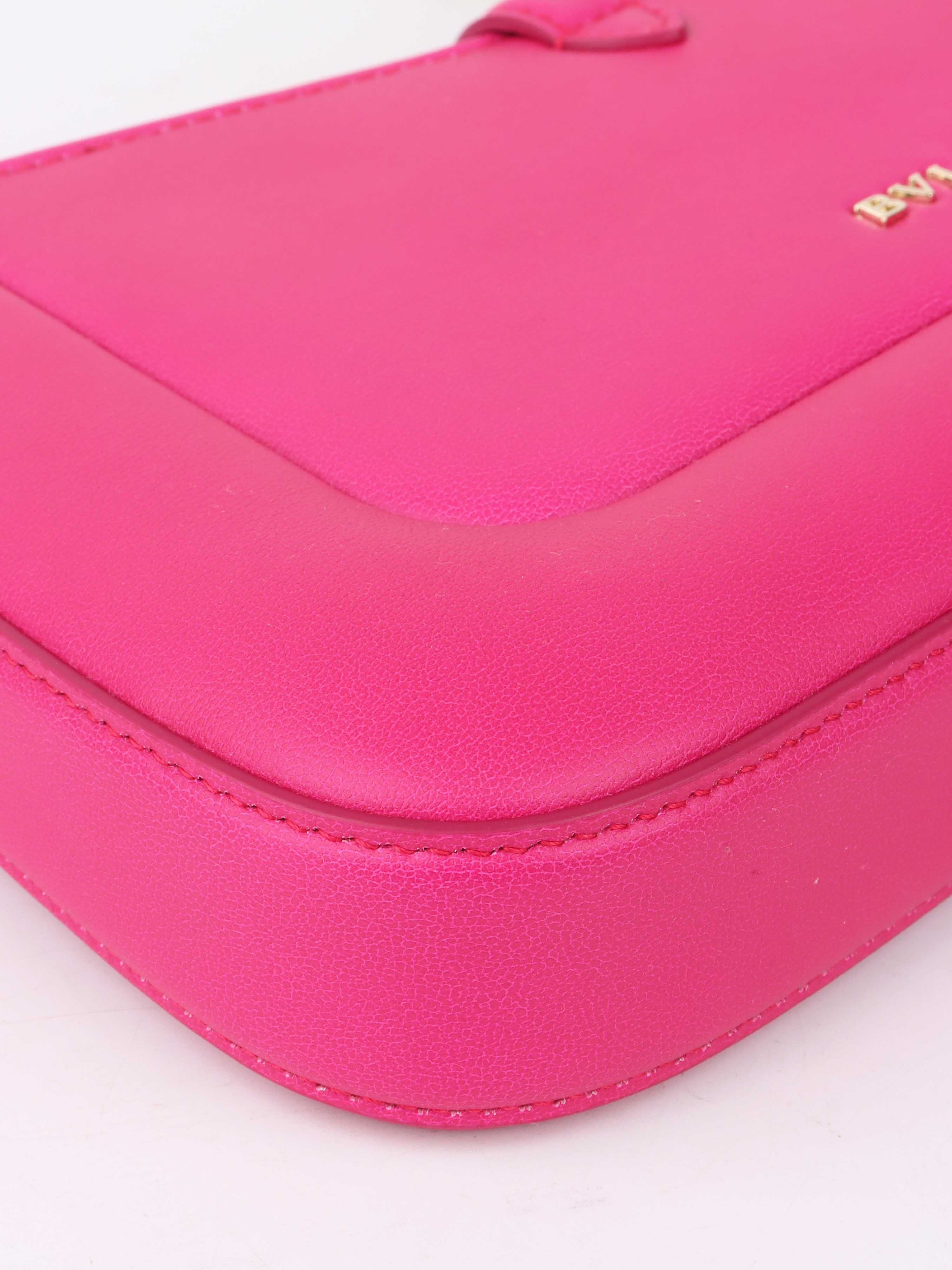 Bvlgari Hot Pink Serpenti Baia Shoulder Bag.